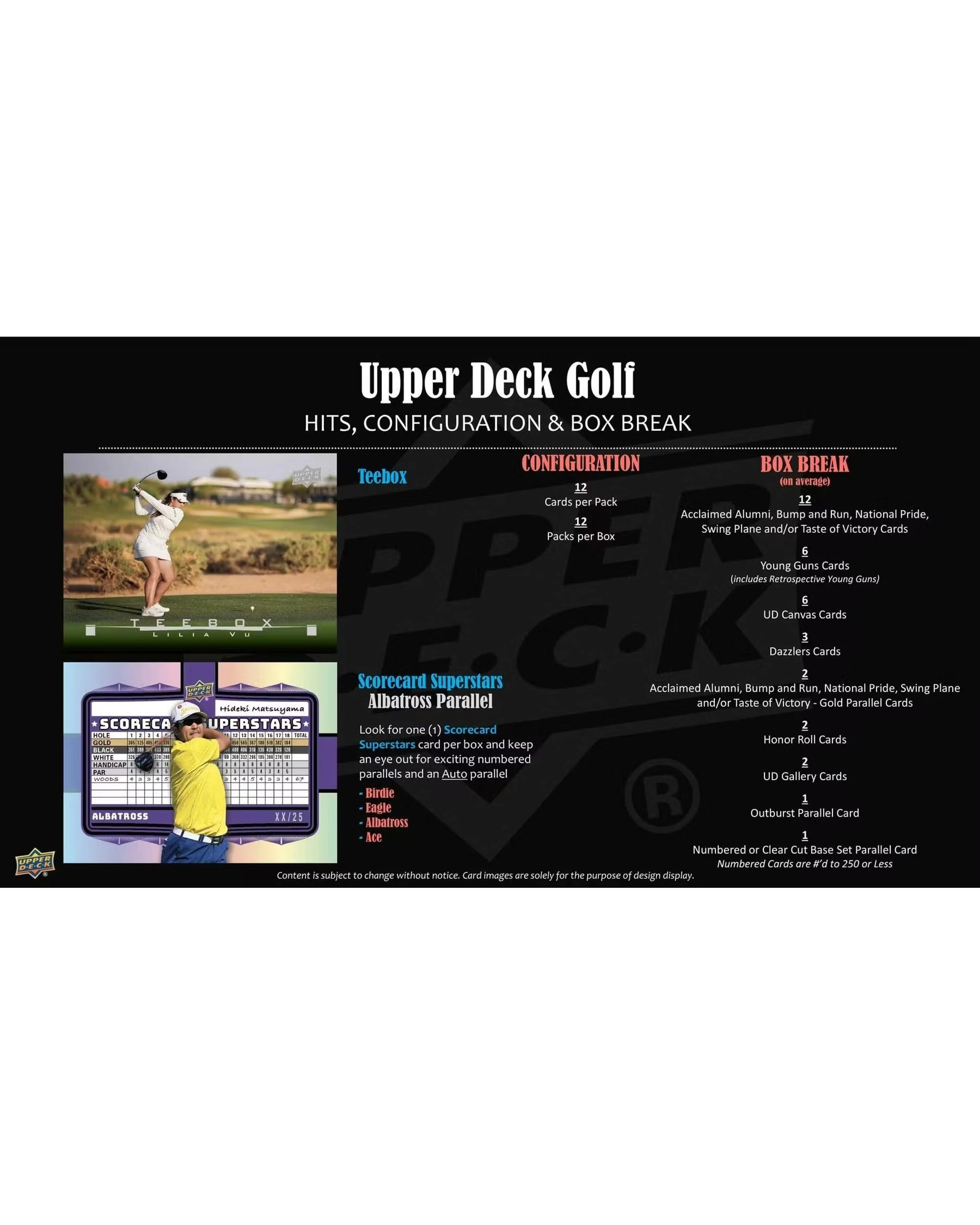 2 Upper Deck Golf 2026 Hobby Pack, 2 of 5