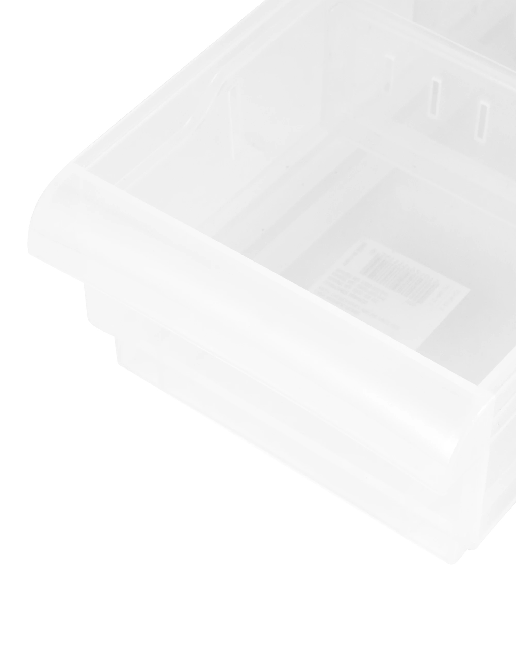 6 Low Stackable Roller Storage - Clear, 6 of 8