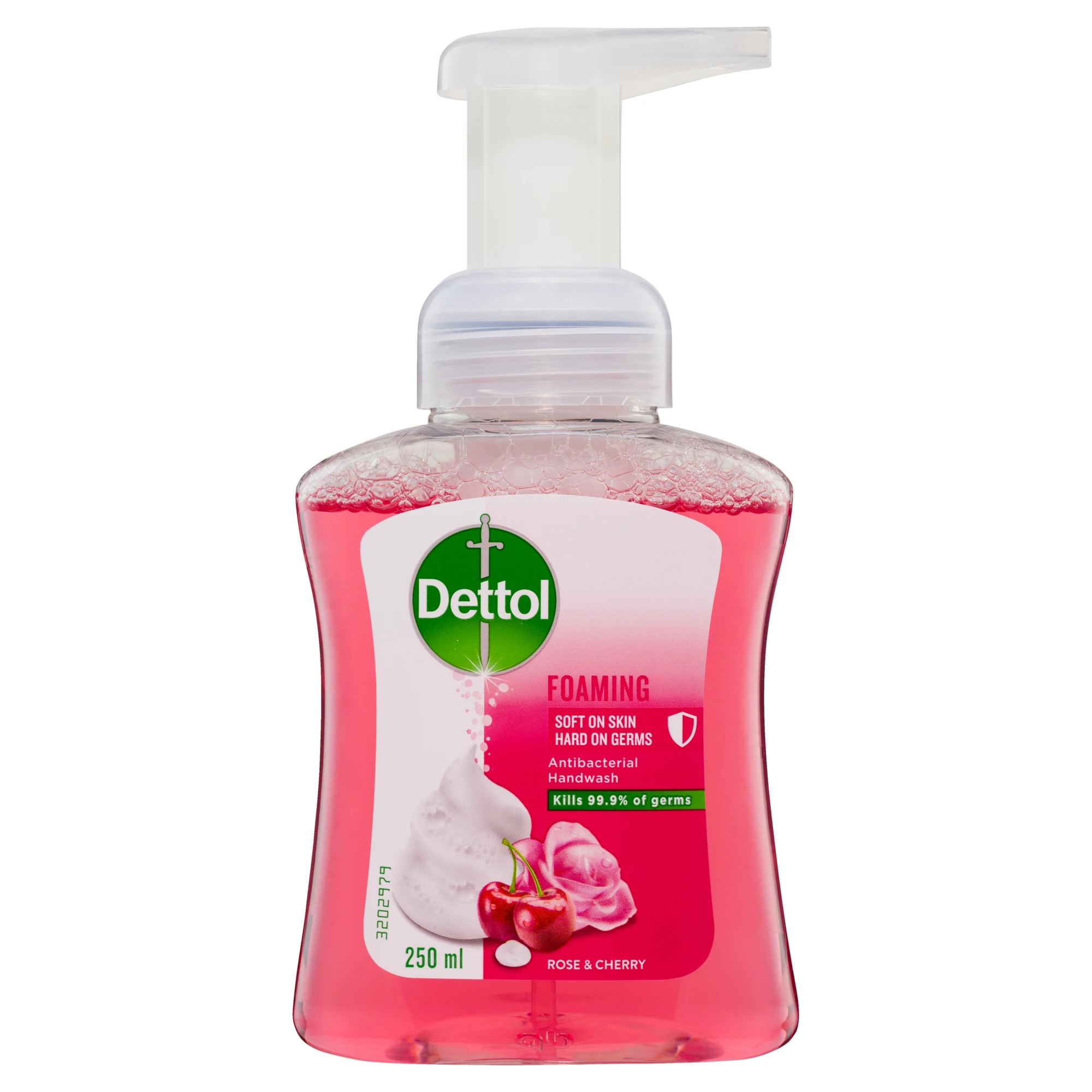 1 Dettol Foaming Antibacterial Handwash 250ml - Cherry and Rose Fragrance, 1 of 5
