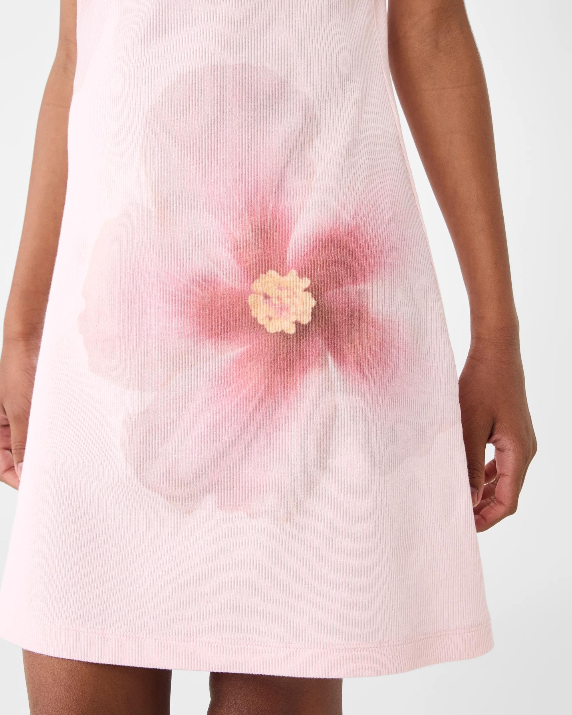 5 Rib Tank Dress Pnk Flower, 5 of 7
