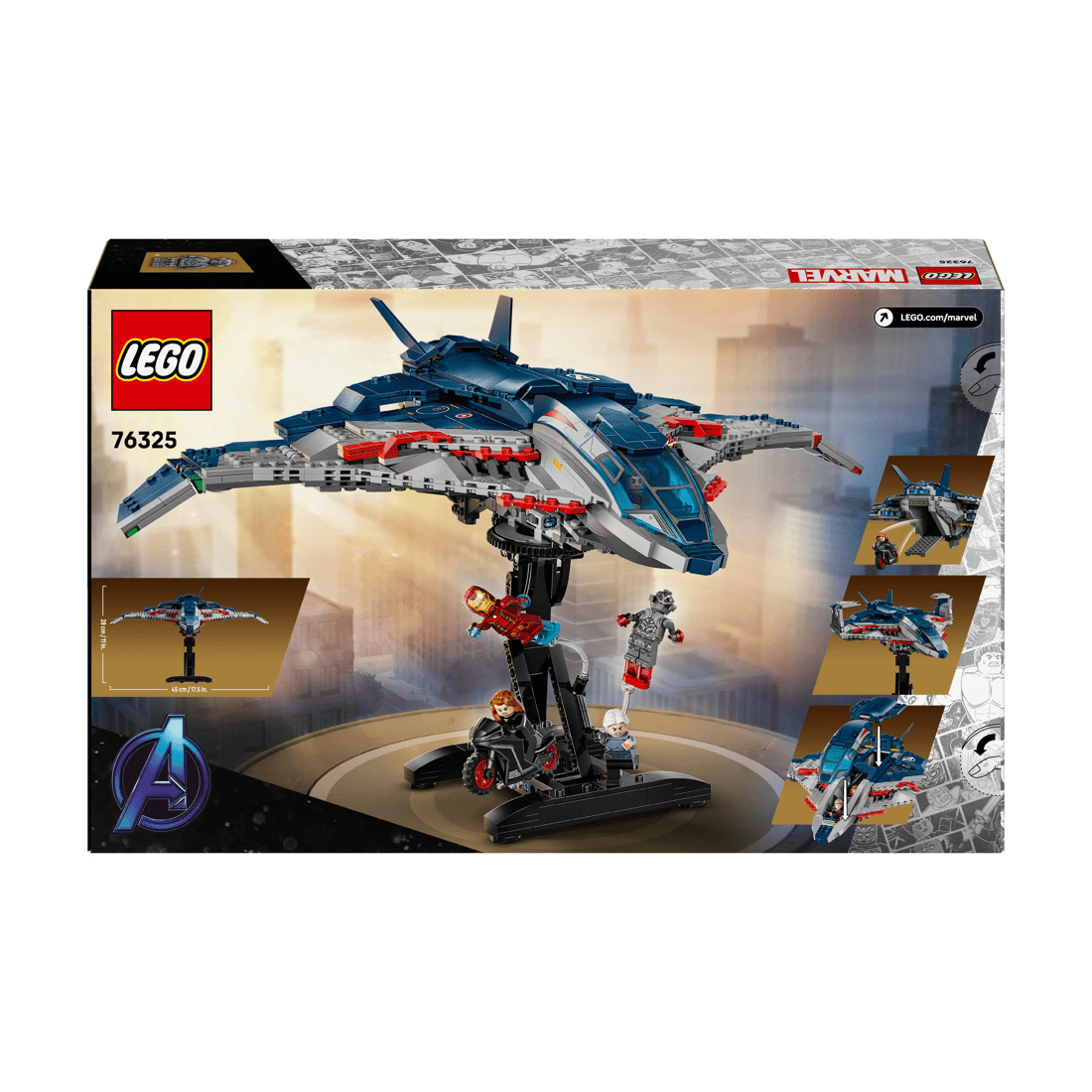10 LEGO Marvel Super Heroes Avengers: Age of Ultron Quinjet 76325, 10 of 10