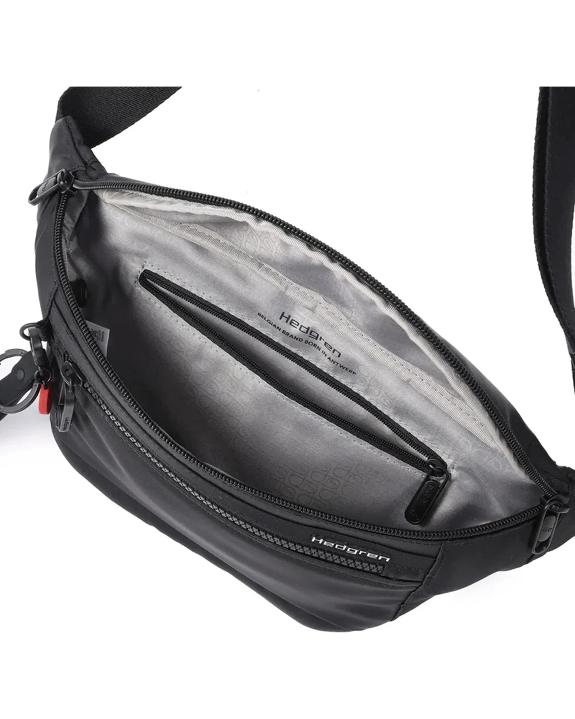 2 Hedgren Ziva Neo Water Repellent Waist Crossbody Bag With RFID Protection - Black, 2 of 7