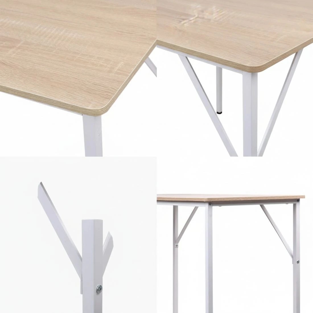 5 Artiss Computer Desk Oak 100CM - Brown, 5 of 7