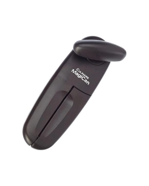 Culinare MagiCan Can Opener Stainless Steel Lid Stay Attached Ergonomic Tool - Black