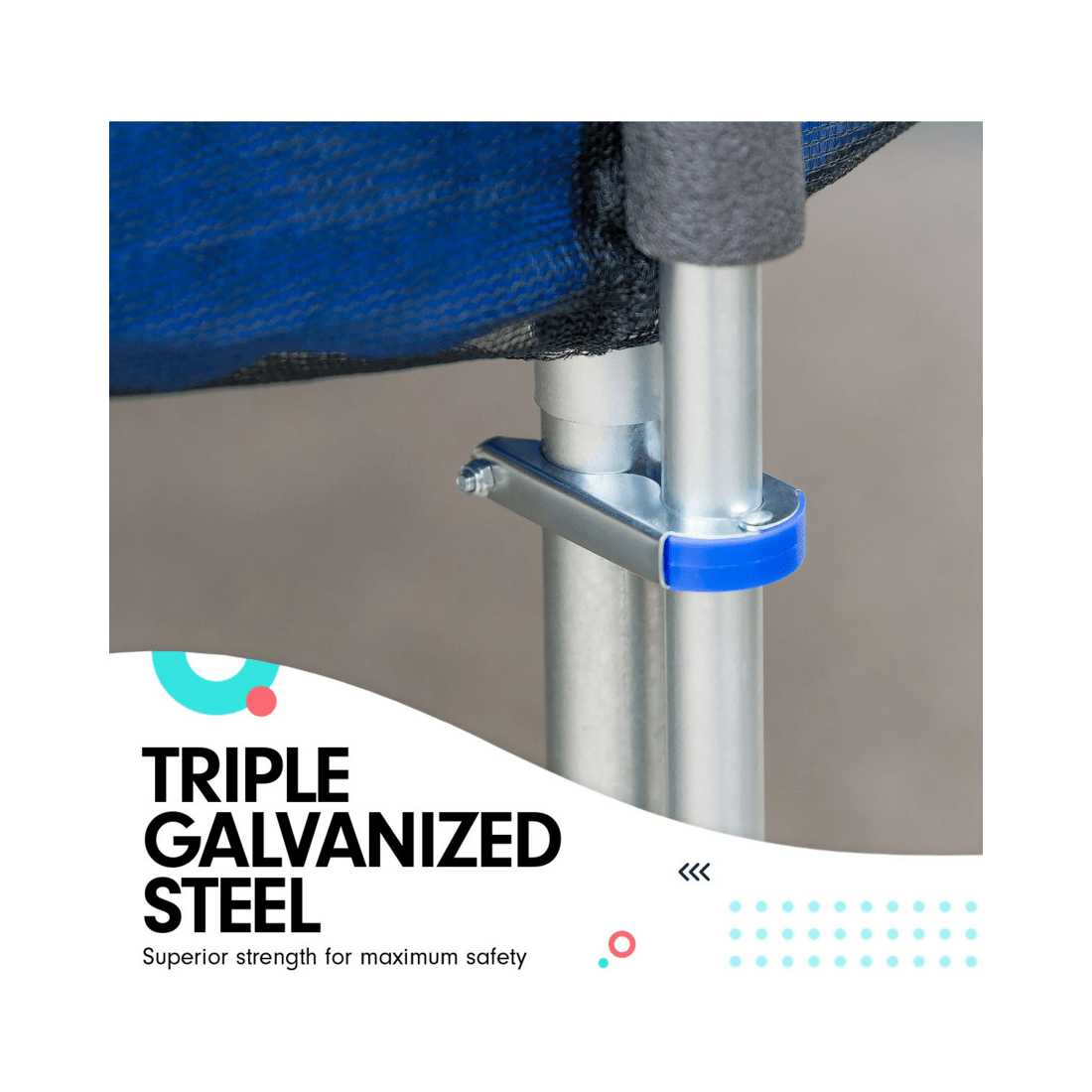 4 Kahuna Blizzard 14 Ft Trampoline - Orange, 4 of 6