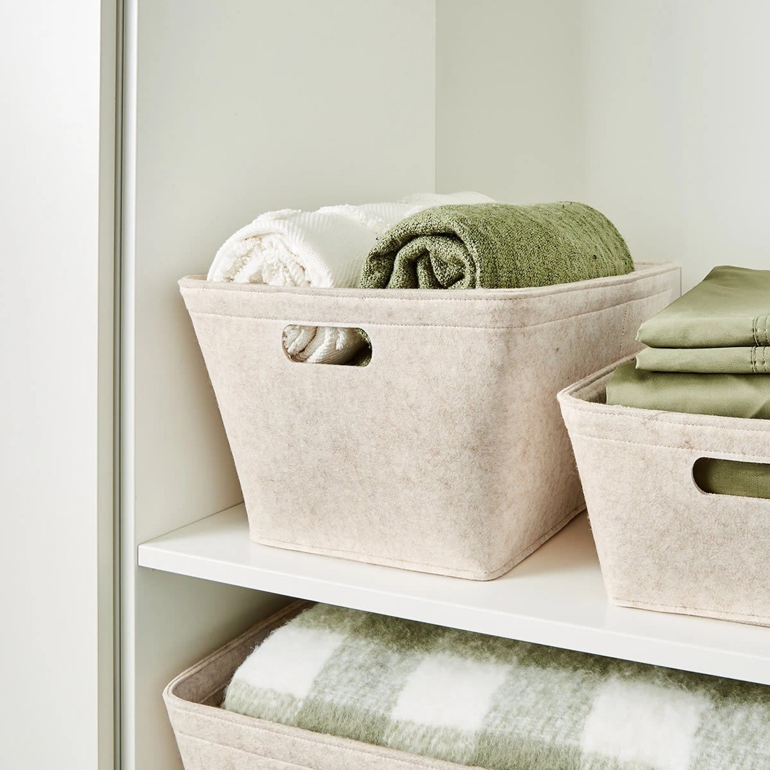 9 Felt Tub - Medium, Beige, 9 of 10