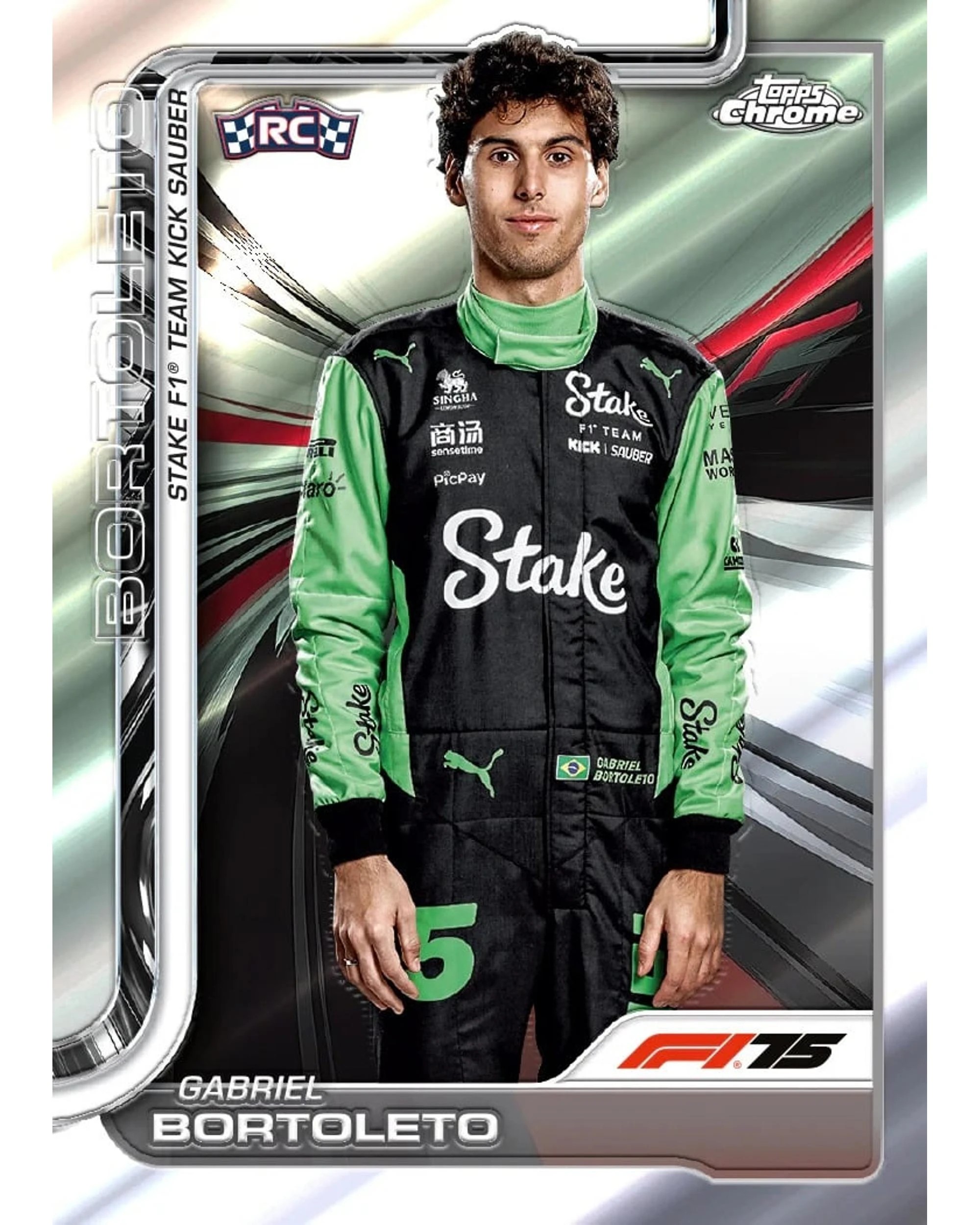 7 Topps 2025 Chrome Formula One Racing Value Blaster Box, 7 of 8