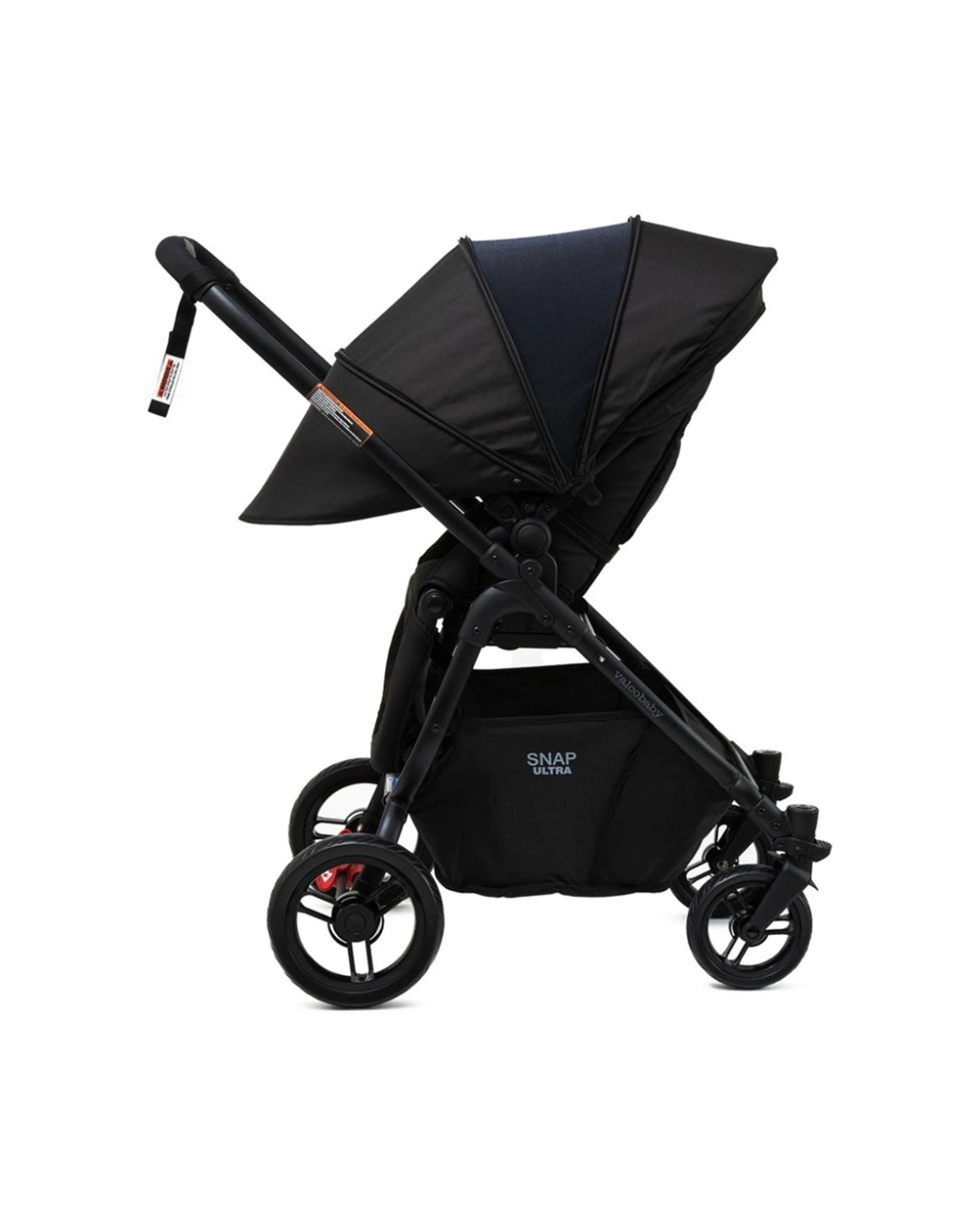 2 ValcoBaby Snap Ultra P Stroller Reversible Seat Compact Fold With Bootcover - Black, 2 of 8