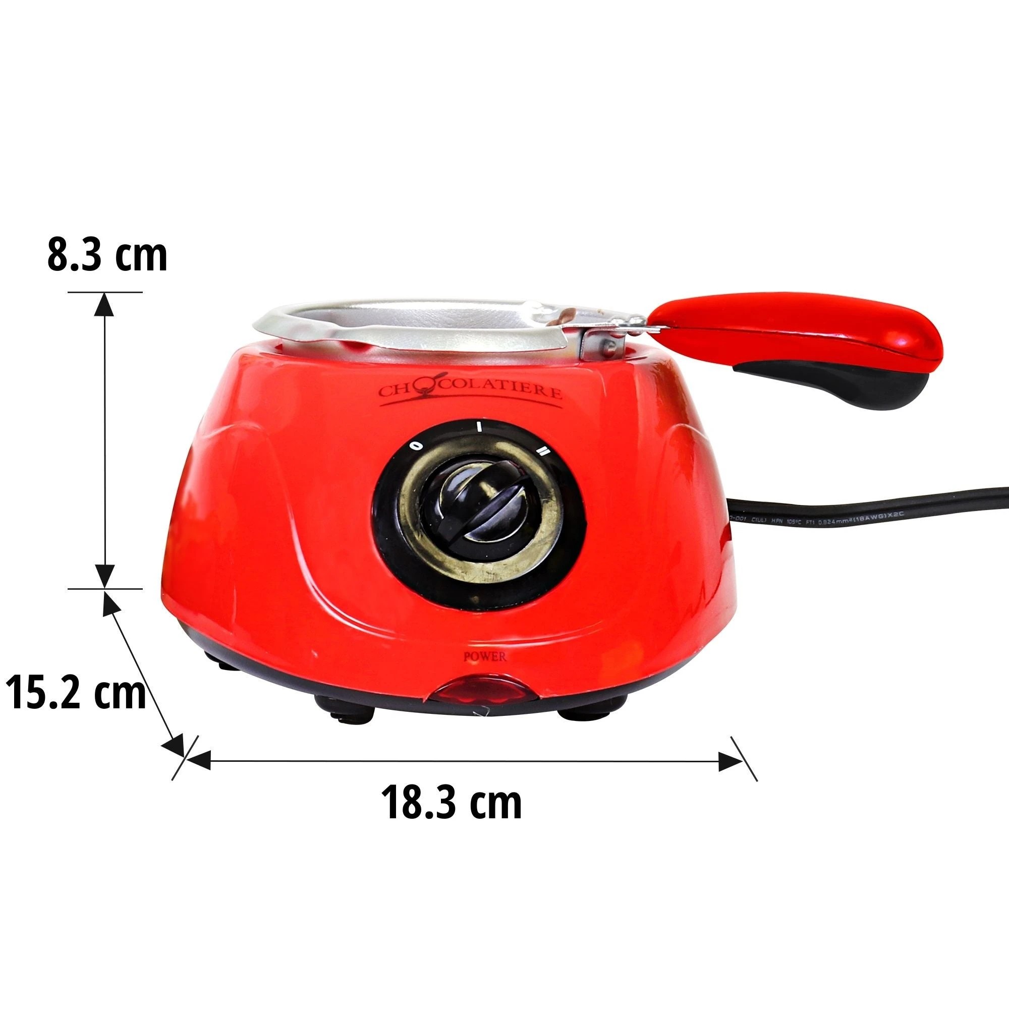 3 Total Chef Deluxe Chocolatierel Chocolate Melter - Red, 3 of 5