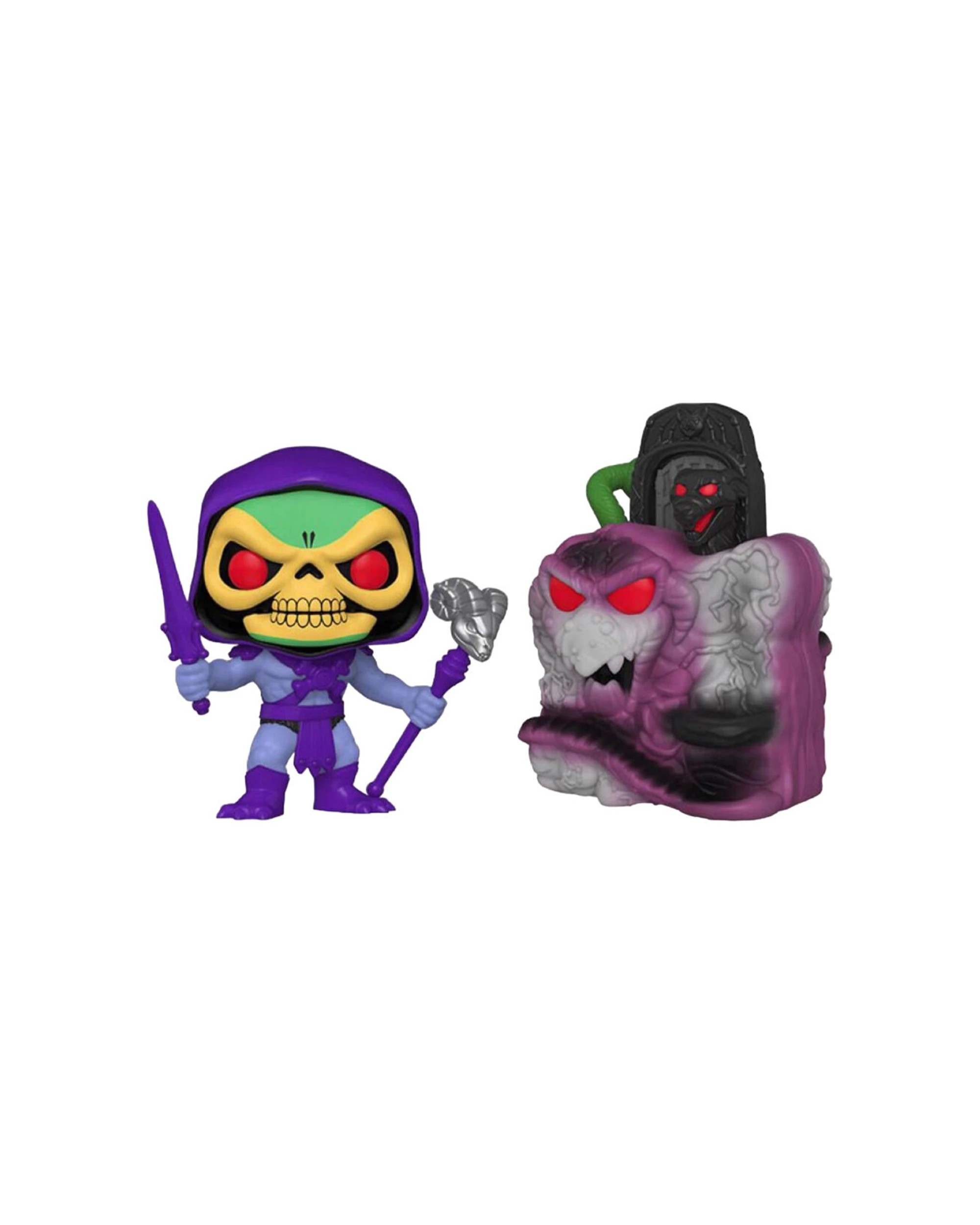 1 Masters Of The Universe Snake Mountain With Skeletor Pop Town Action Figure - Multi, 1 of 3