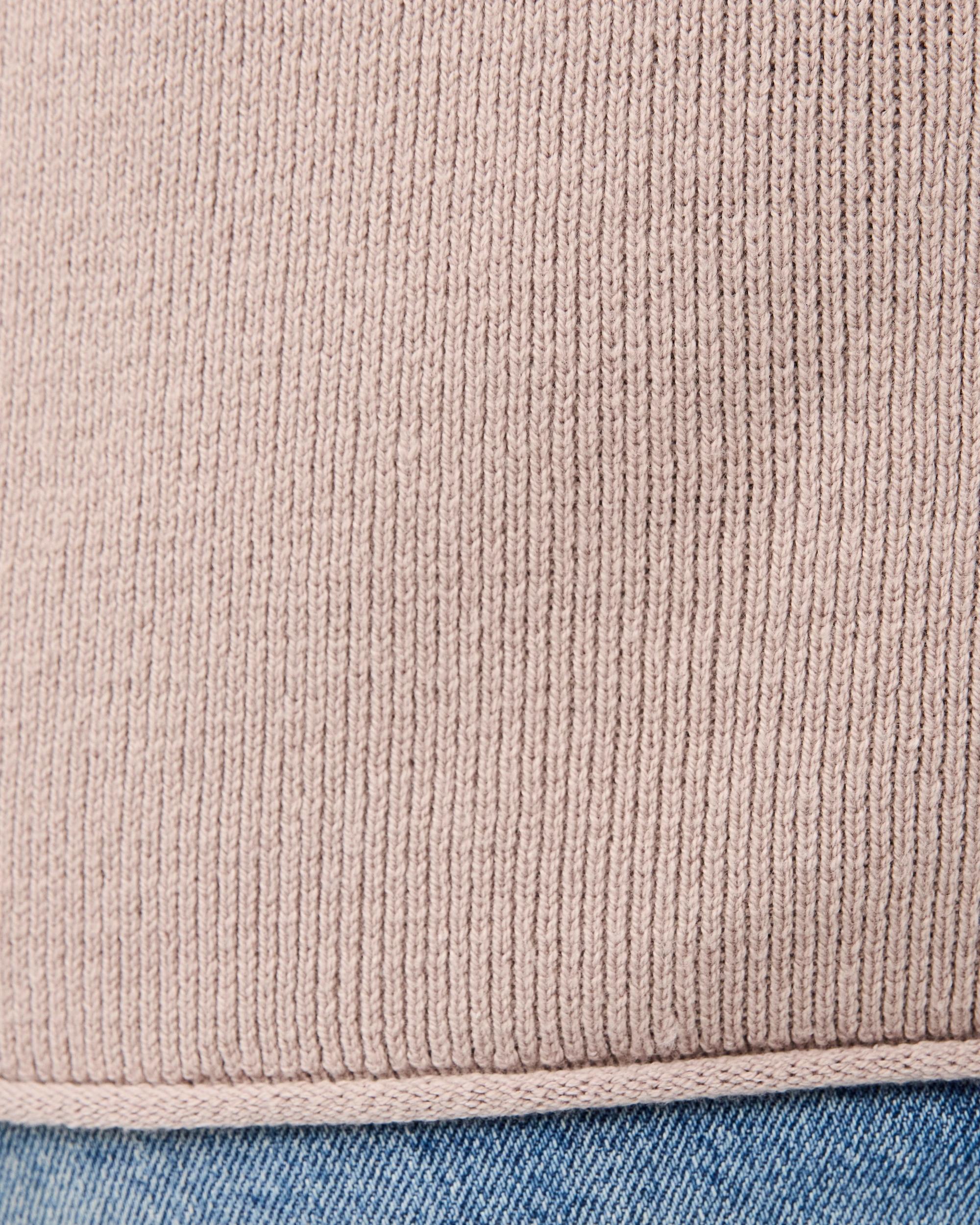 7 Curve Oversized Crew Neck Jumper Grey Taupe, 7 of 7