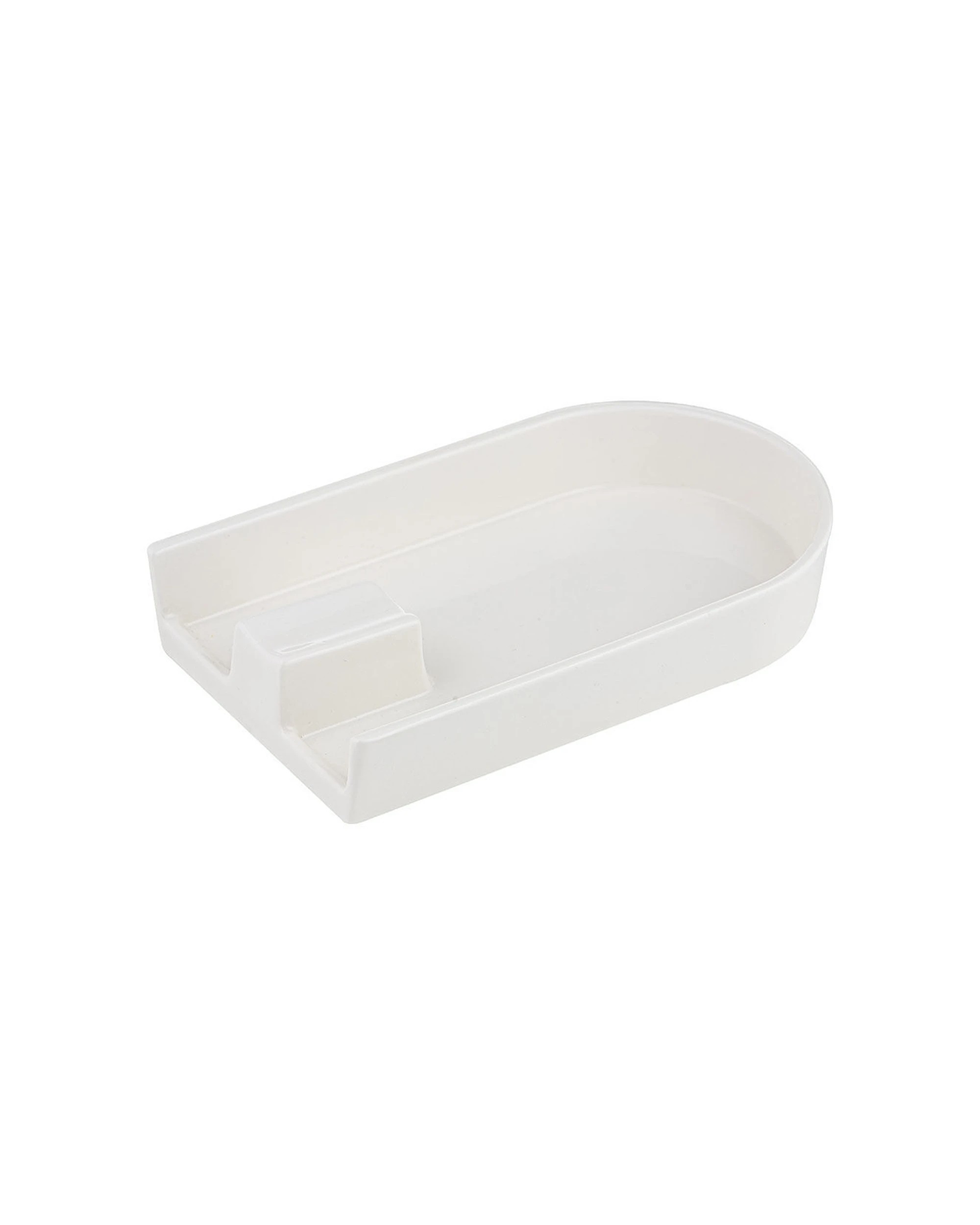 1 Ladelle Alto Serve & Share Kitchen Tong & Spoon Rest - White, 1 of 1