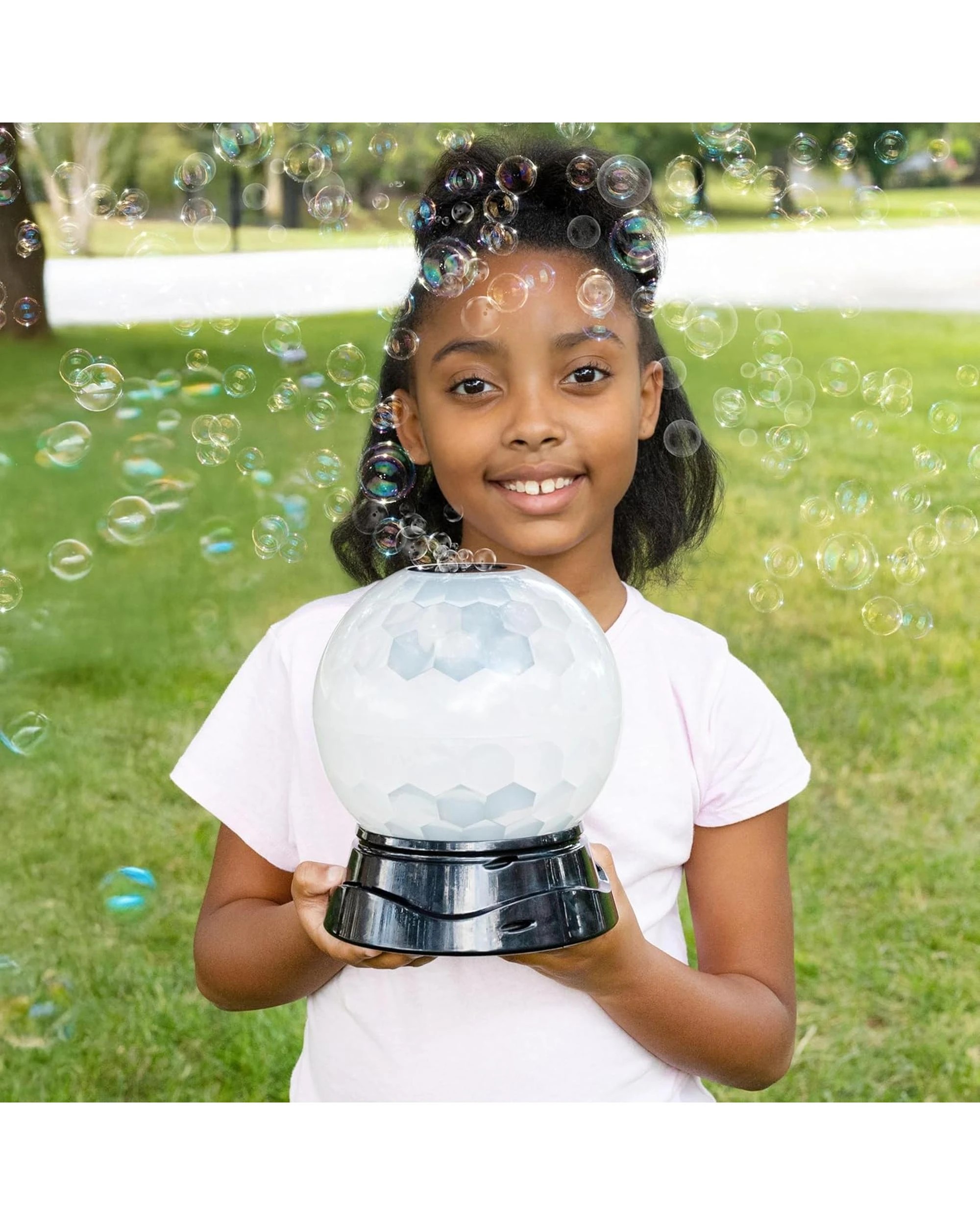 3 Maxx Bubbles Bubble Light Show Disco Ball, 3 of 6