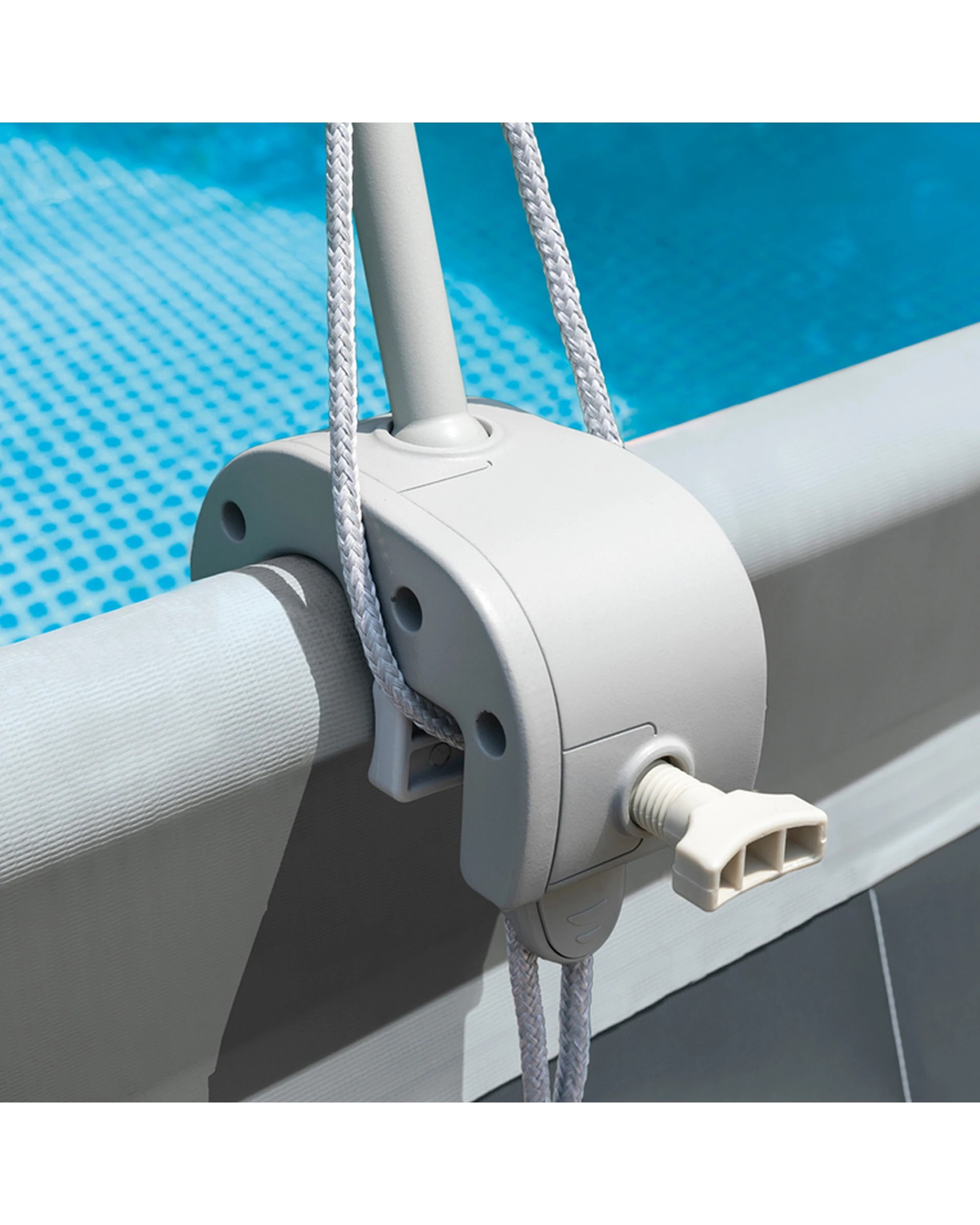 5 Intex UV Protected Canopy Shade For Intex Prism Frame Rectangular And Oval Pools - Grey, 5 of 5