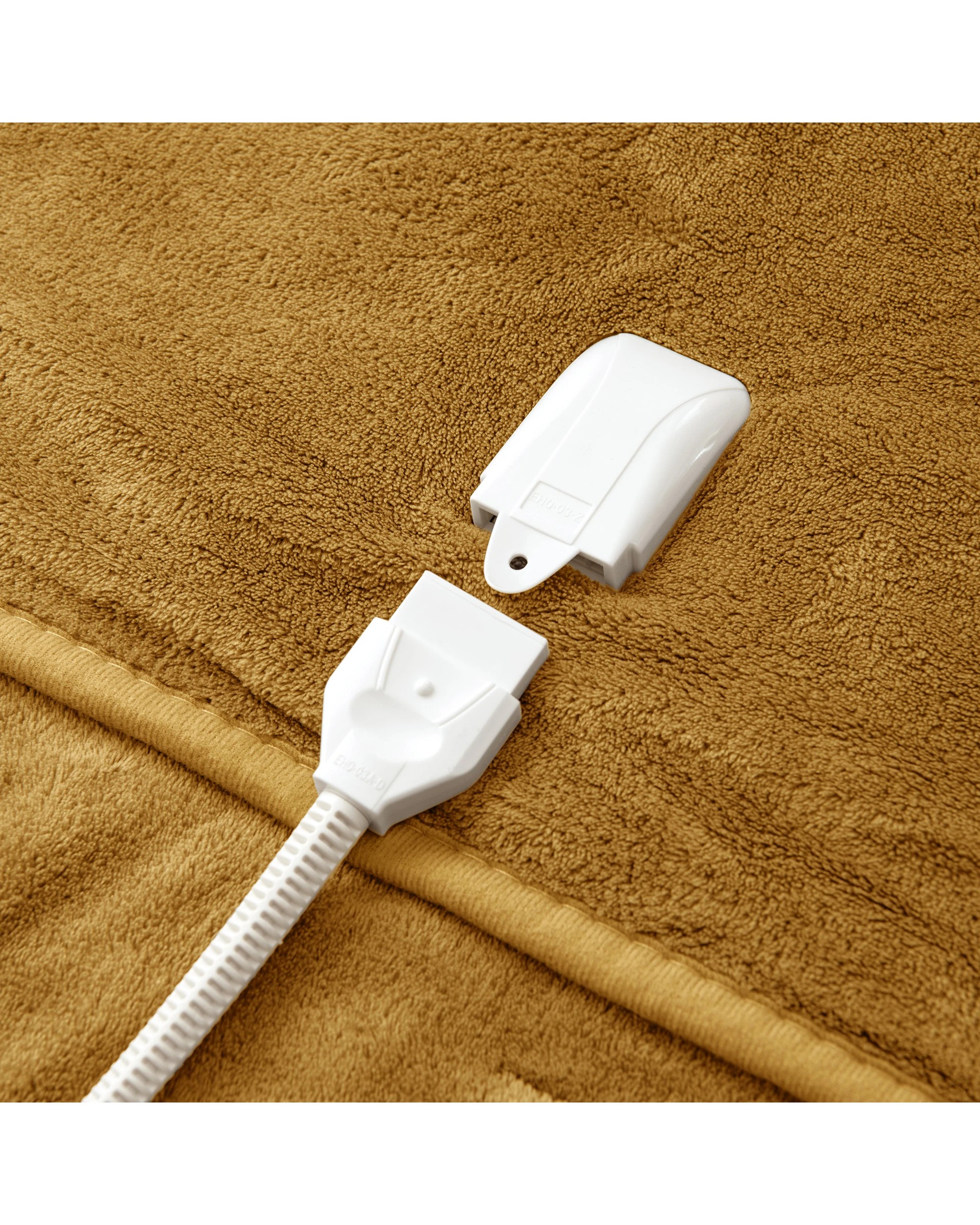 5 Dreamaker Kingston Coral Fleece Electric Heated Throw Blanket 130x160cm - Mustard, 5 of 7