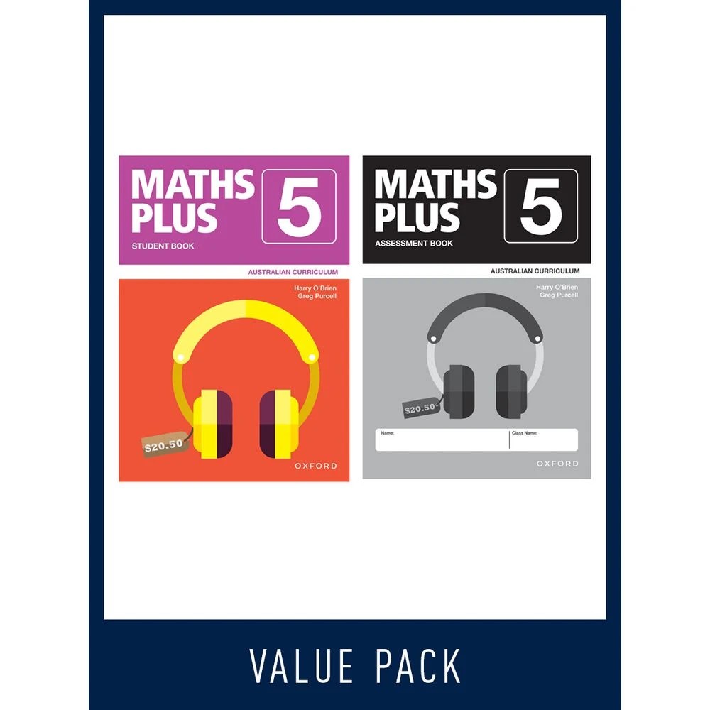 1 Maths Plus Australian Curriculum Value Pack Year 5, 1 of 5