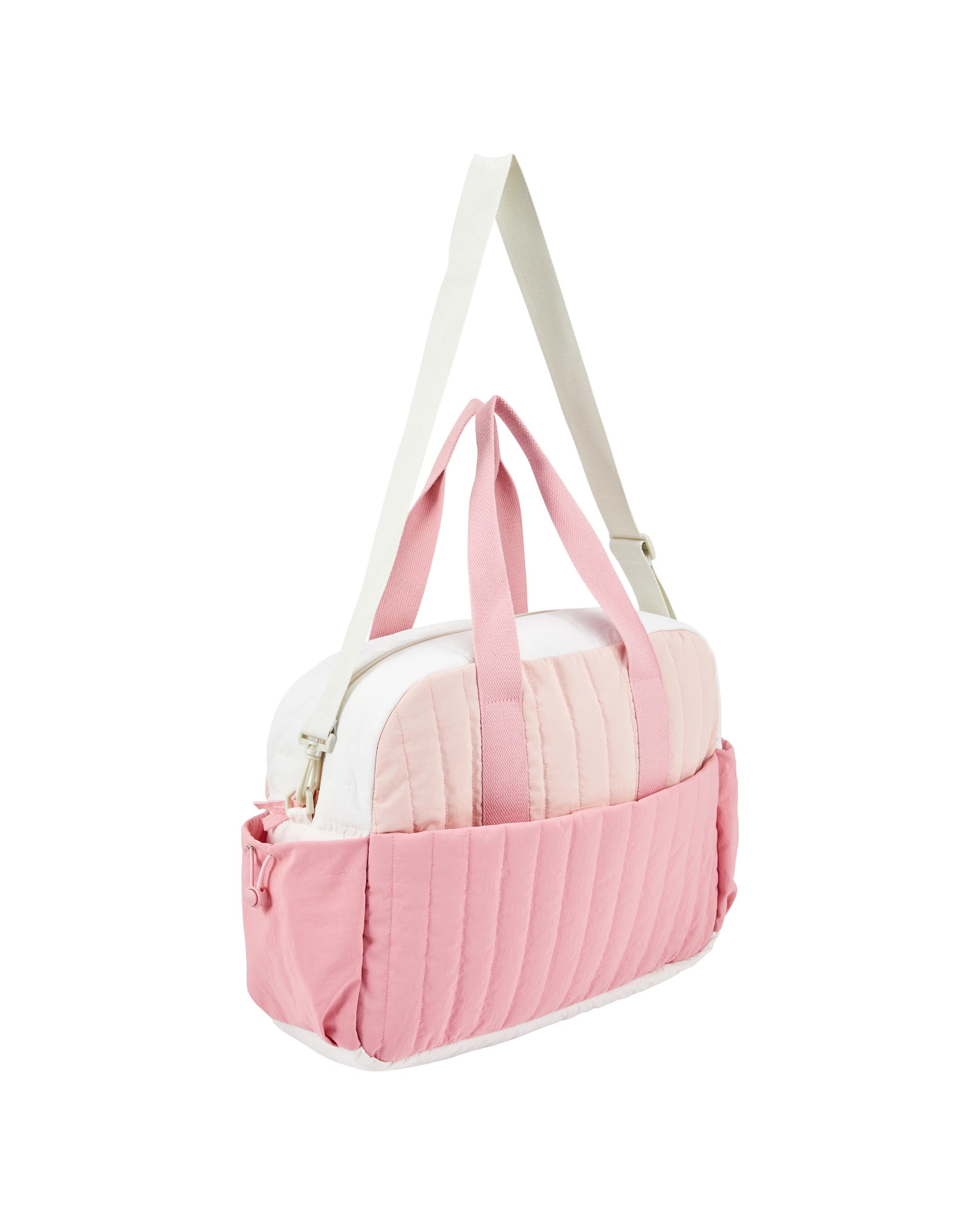 1 Quilted Overnight Bag - Pink, 1 of 5