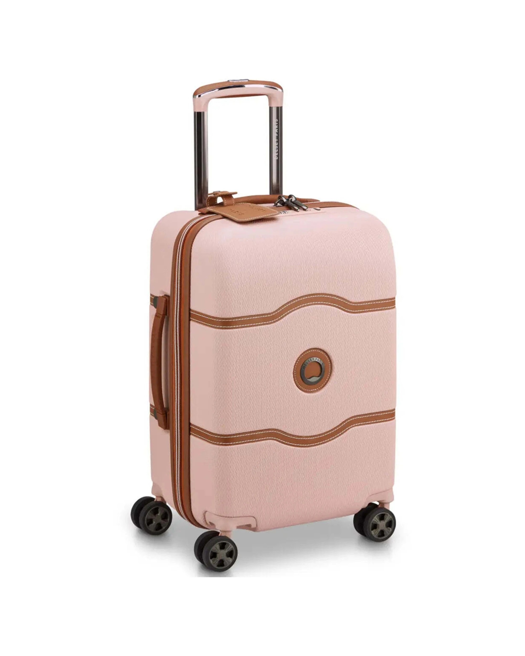 3 Delsey Chatelet Air 2.0 55 cm 4-Wheel Cabin Suitcase TSA Lock USB Port - Pink, 3 of 7