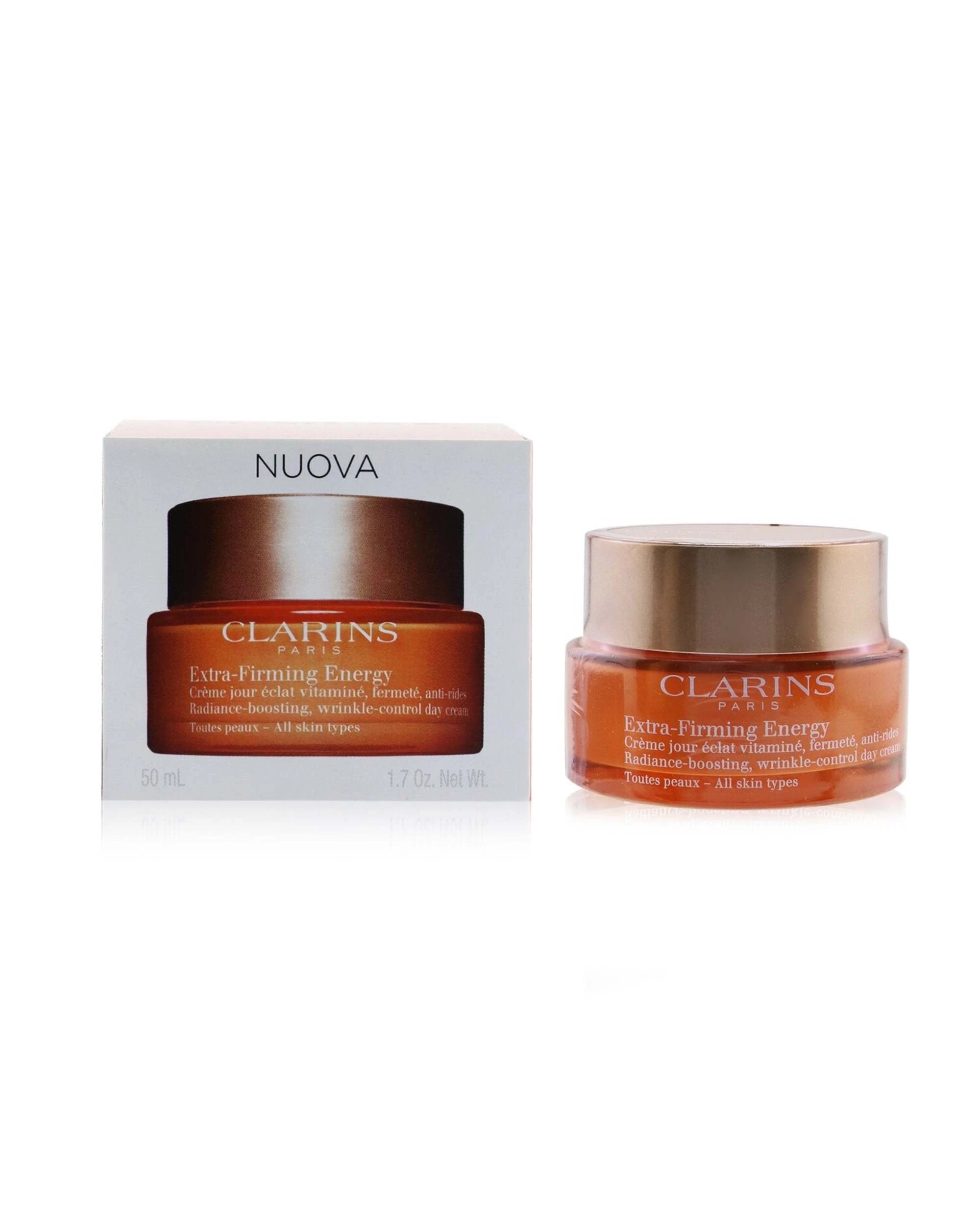 2 Clarins Extra-Firming Energy Radiance-Boosting, Wrinkle-Control Day Cream  50ml/1.7oz, 2 of 3
