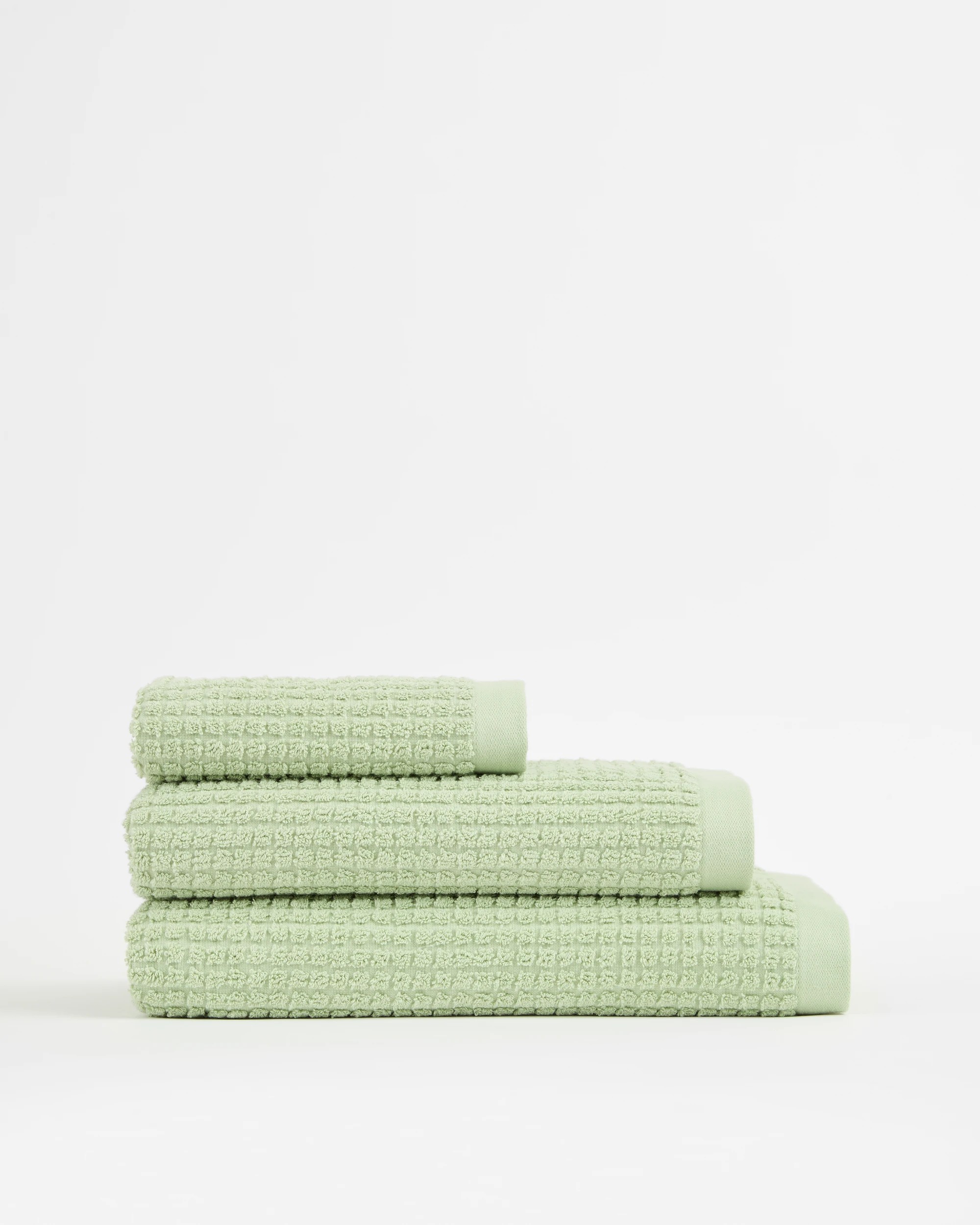 3 Target Cassie Textured Australian Cotton Bath Sheet - Green, 3 of 3