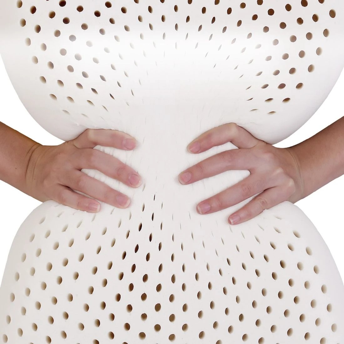 7 Giselle Bedding  Latex Pillow Classic Twin Pack - White, 7 of 9