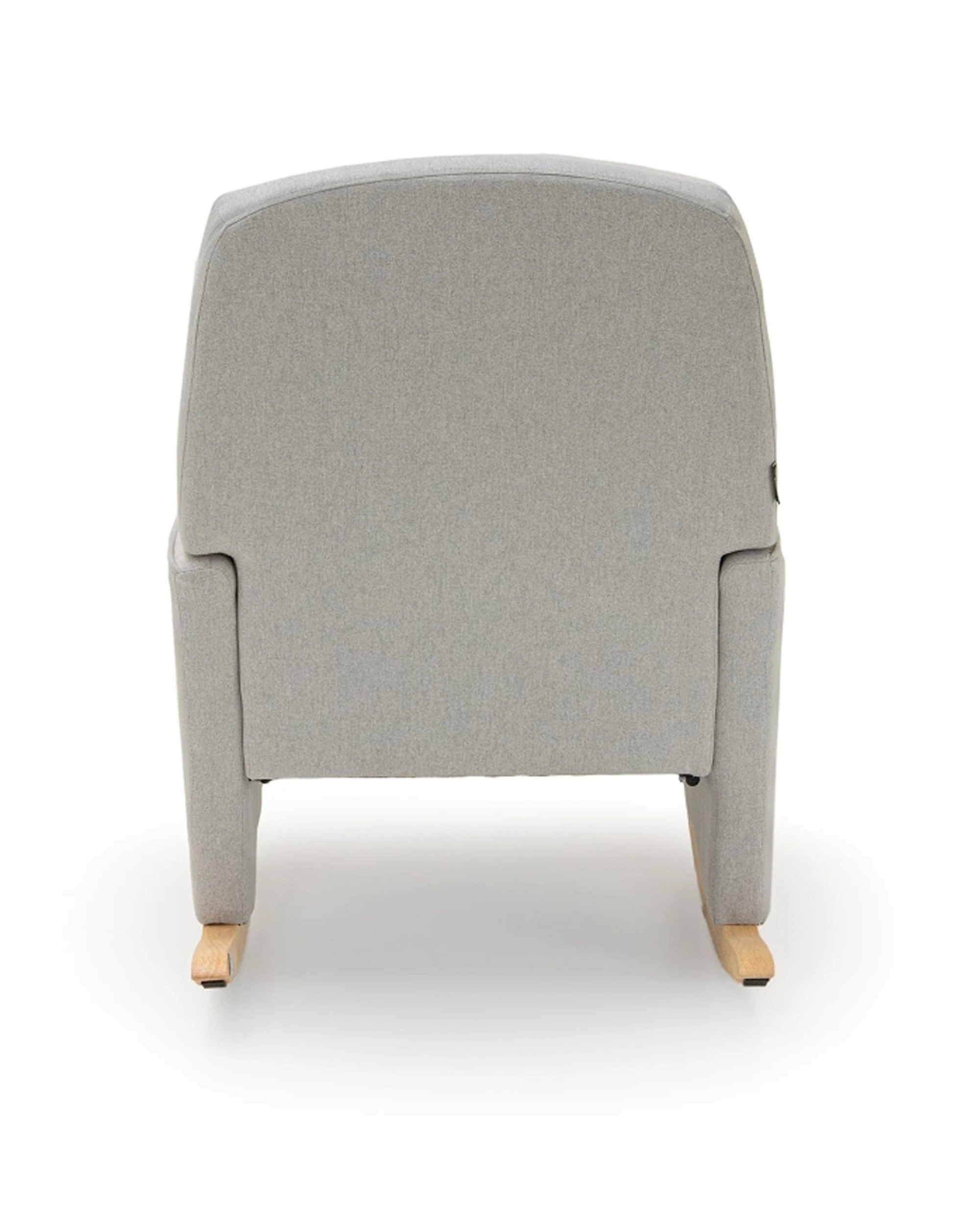 6 ValcoBaby Haven Nursery Rocking Chair Integrated Ottoman Memory Foam Cush - Grey, 6 of 6