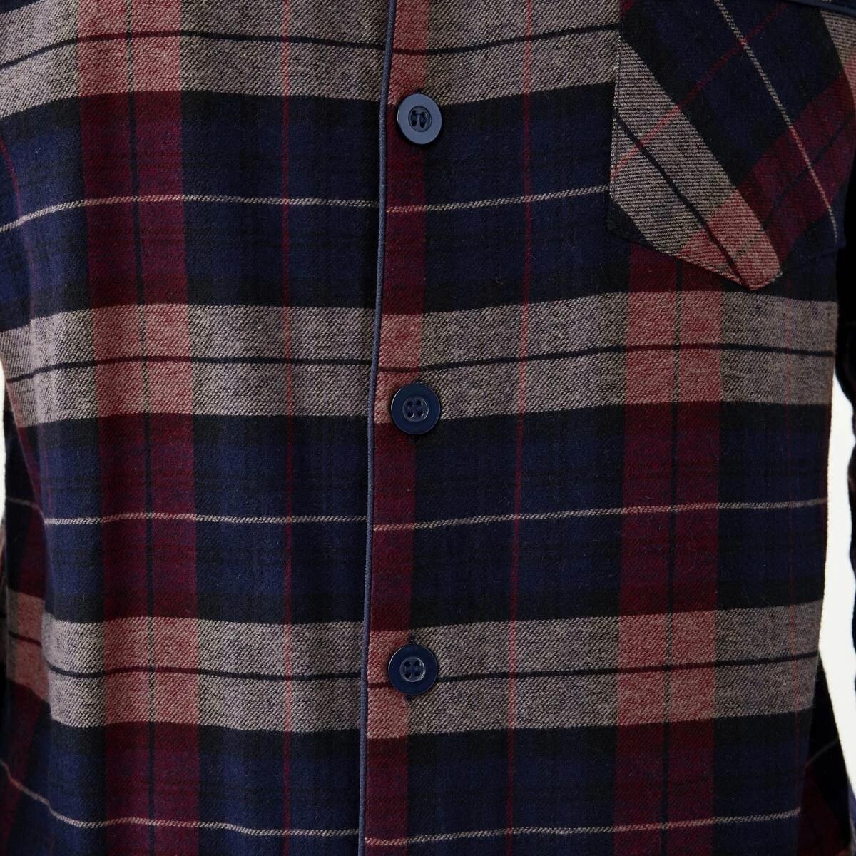 7 Long Sleeve Woven Button Through Pyjama Set Earthwatch, 7 of 8