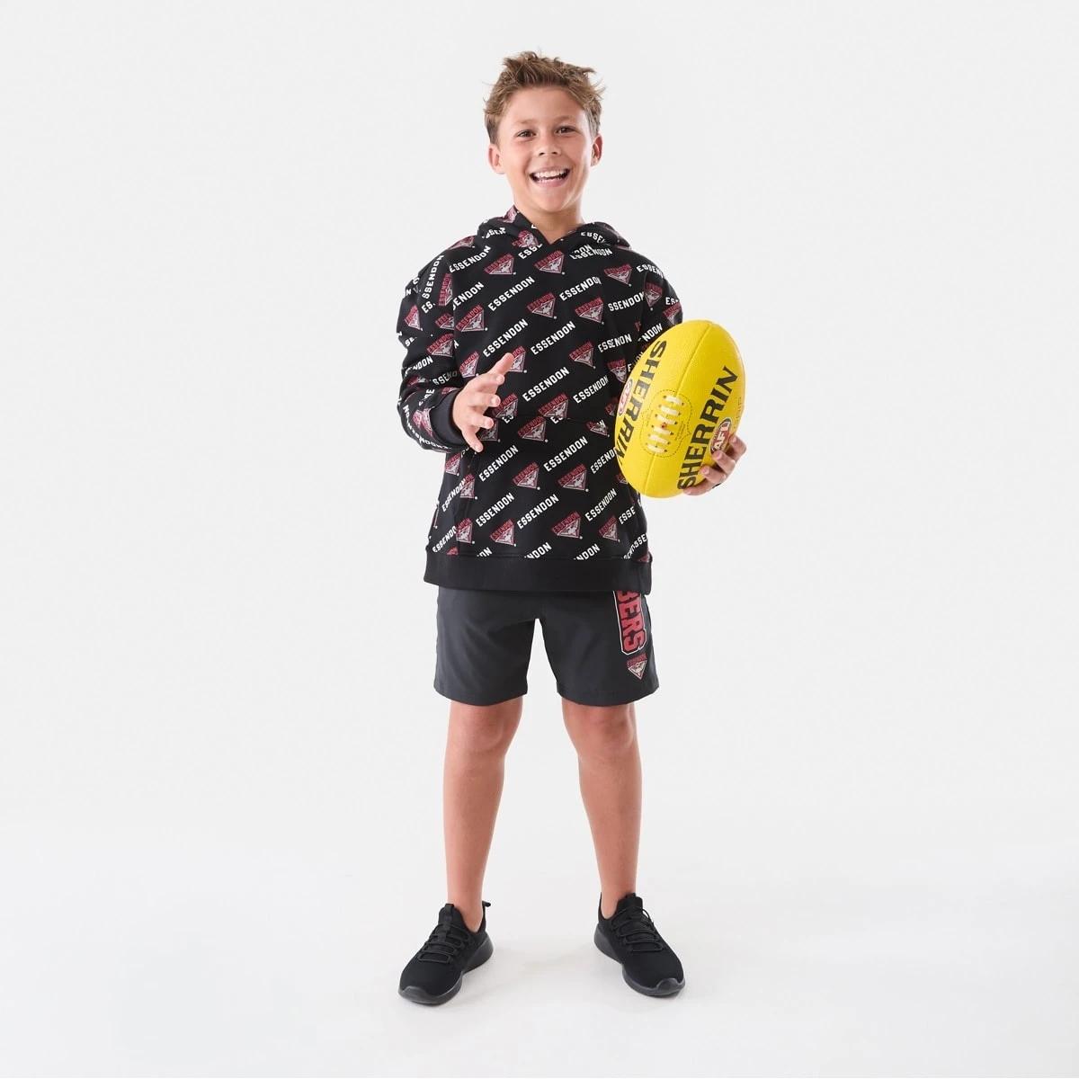 2 Official AFL Kids All Over Print Hoodie Essendon, 2 of 10