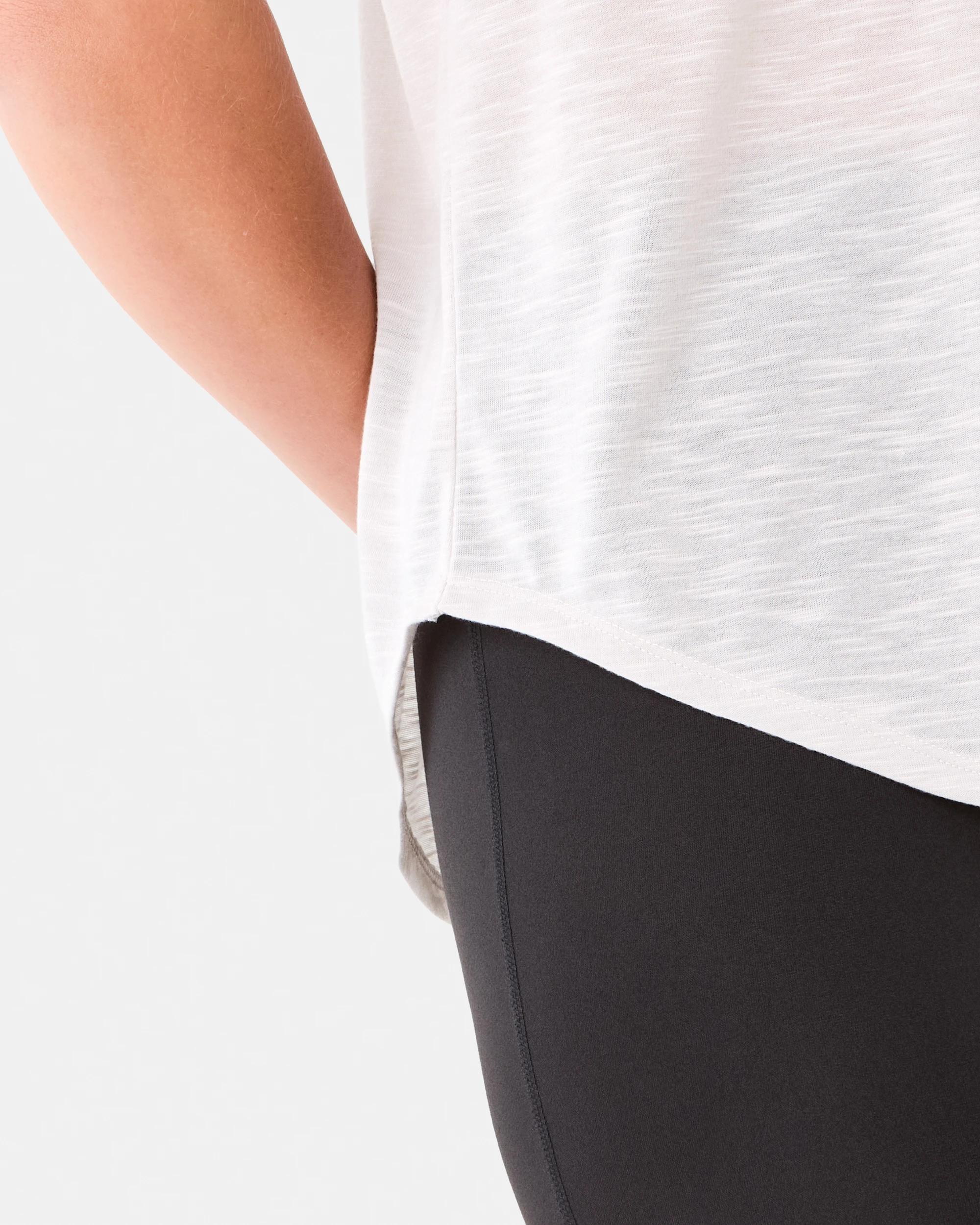 6 Active Womens Relax Sleeve T-shirt Peak Grey, 6 of 6
