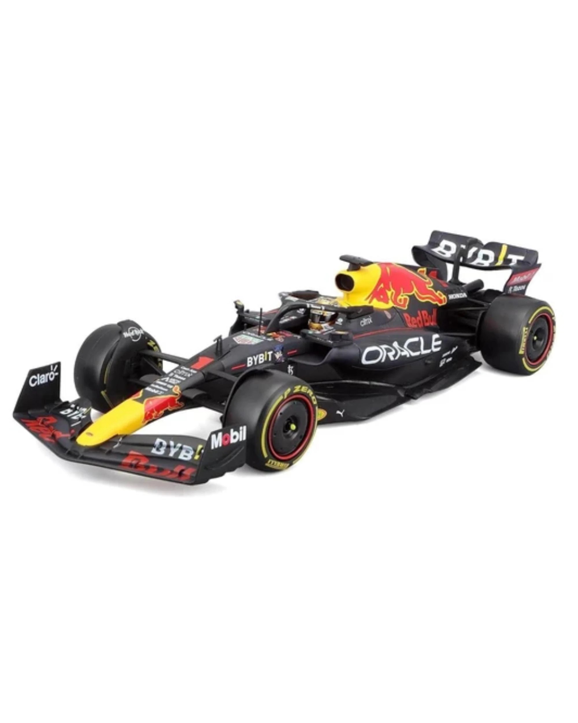 2 Bburago Formula Racing 2023 F-1 Red Bull Racing RB-19 #1 Max Verstappen Champion 1:24 Scale Diecast Vehicle, 2 of 4