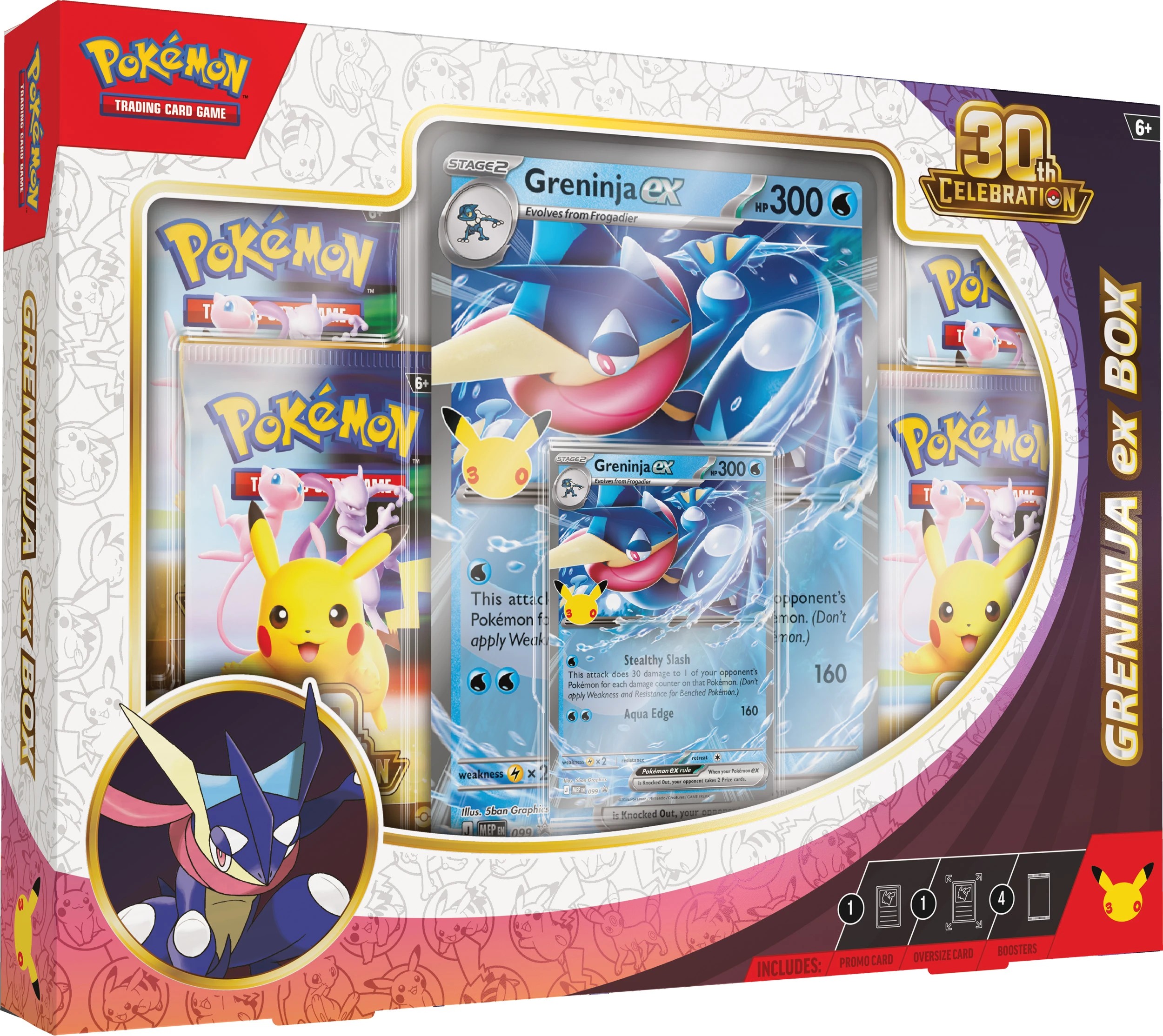 2 Pokemon Trading Card Game: 30th Celebration Pokemon ex Box - Assorted, 2 of 9