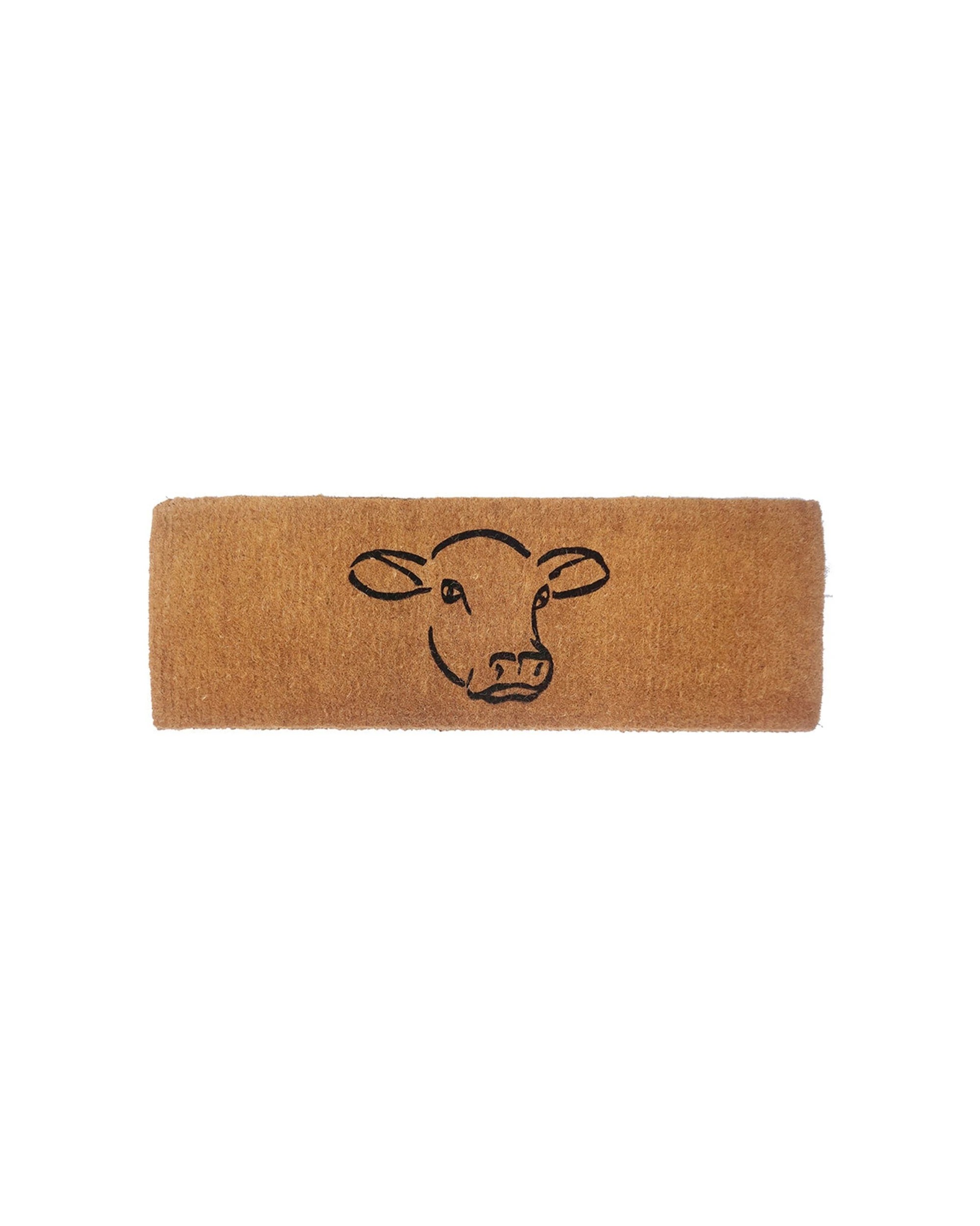1 Solemate Premium Cow Face Mat Premium Coconut Coir Eco Friendly Hand Made Sustainable Mat 39x119cm - Multi, 1 of 3