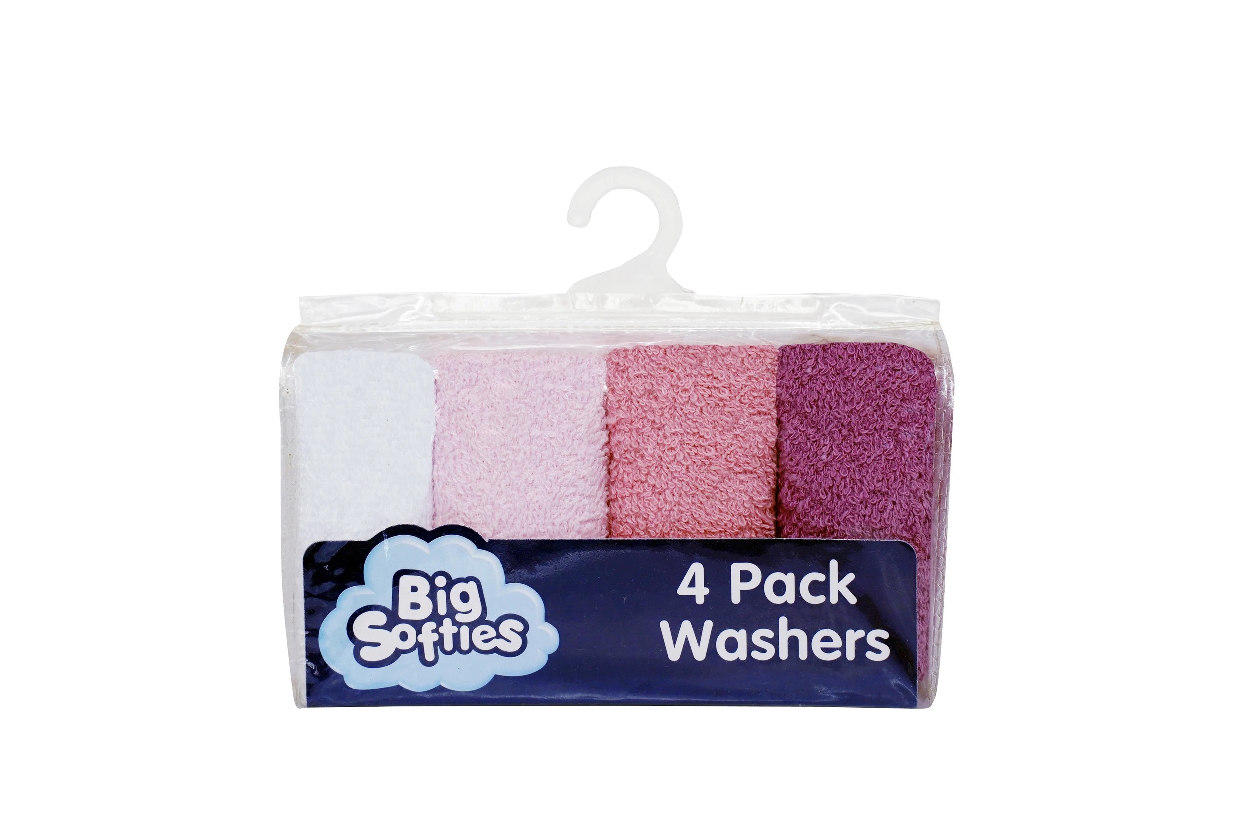 3 Big Softies 4 Pack Cotton Washers Pastel Girl, 3 of 4