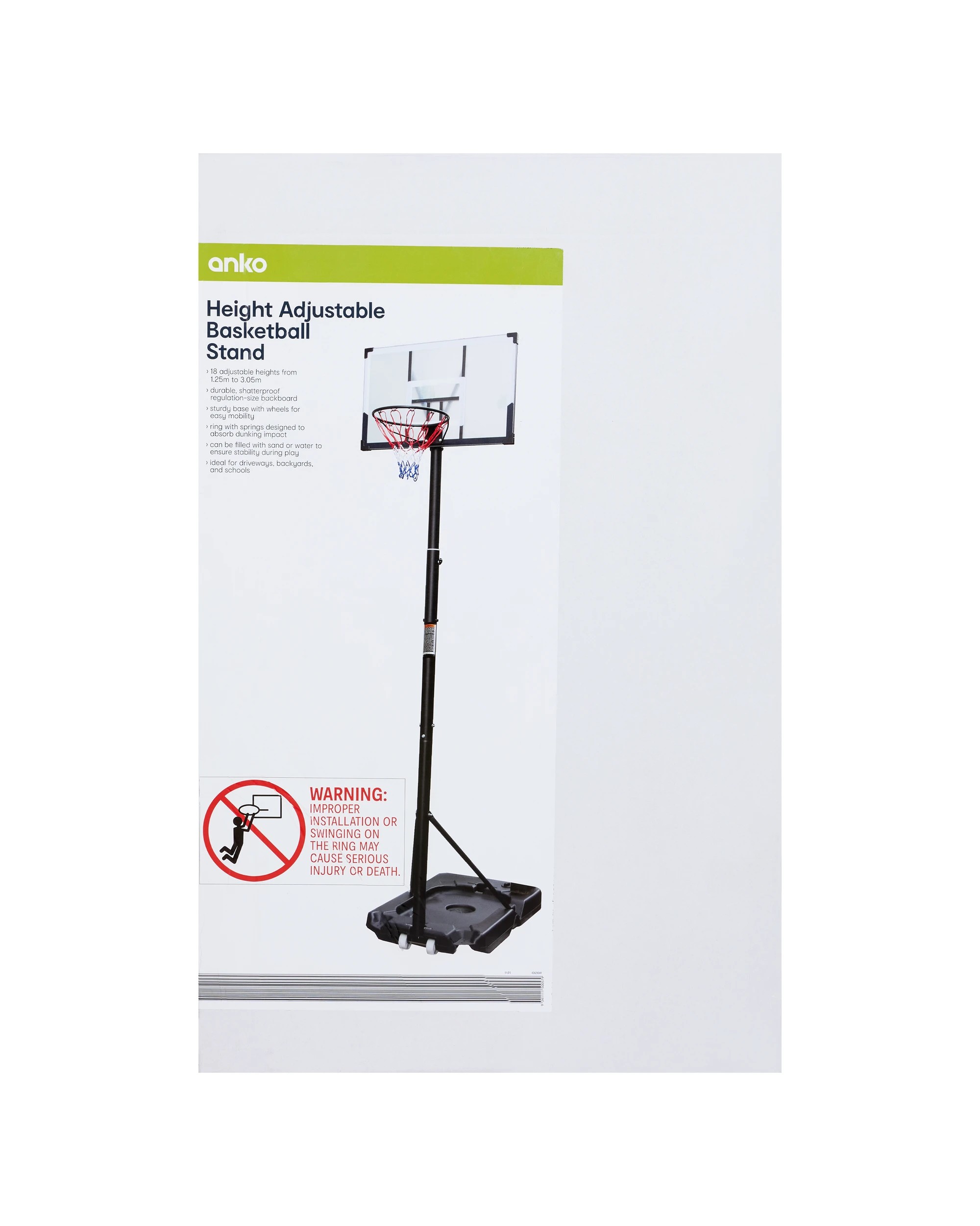 10 Height Adjustable Basketball Stand, 10 of 10