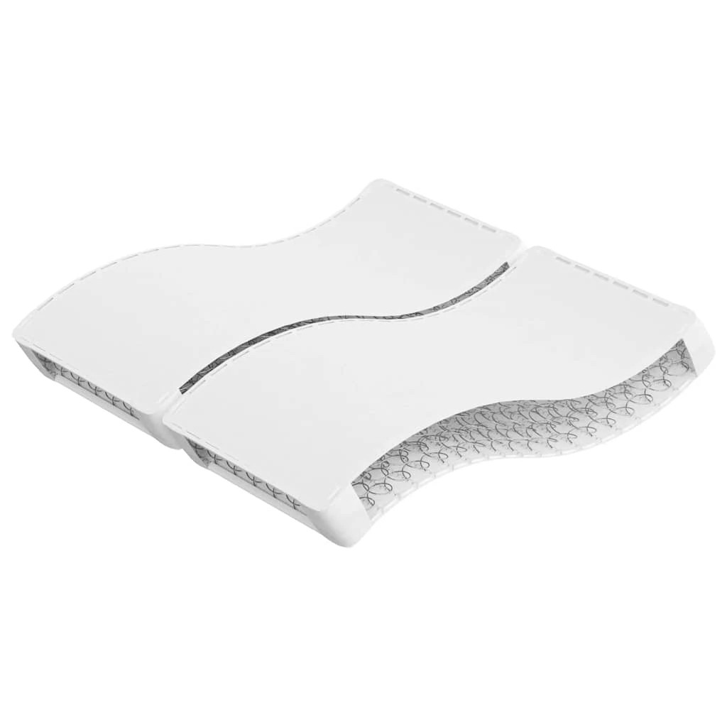 2 Vidaxl Foam Mattress - White - King Bed - White, 2 of 9