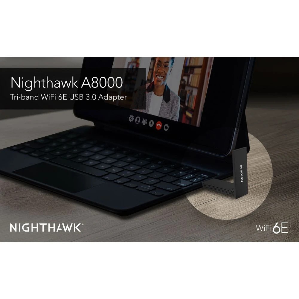 7 NETGEAR Nighthawk AXE3000 WiFi 6E USB 3.0 Adapater, 7 of 8