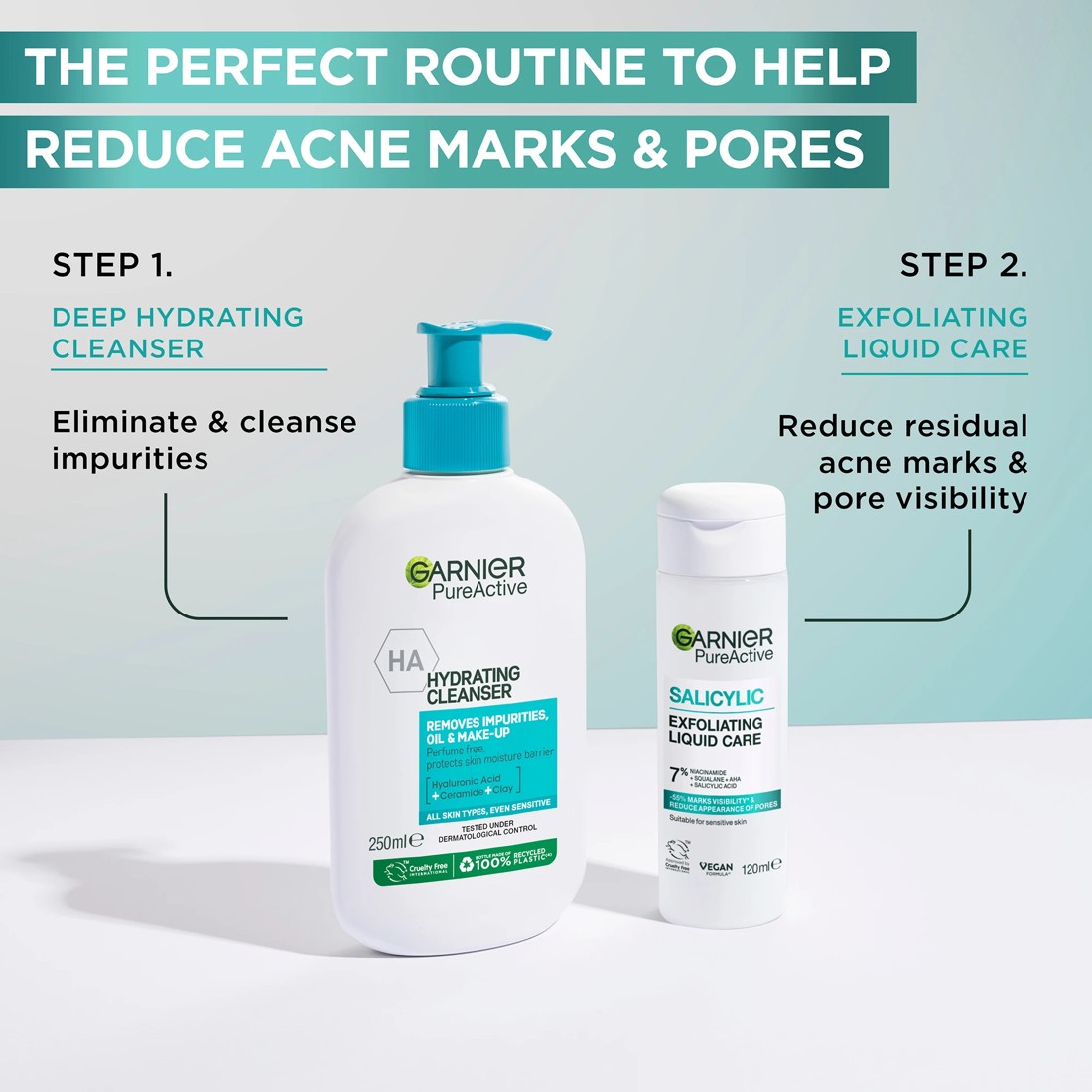 6 Garnier PureActive Salicylic Exfoliating Liquid Care 120ml - 7% Niacinamide, Squalane, AHA and Salicylic Acid, 6 of 6