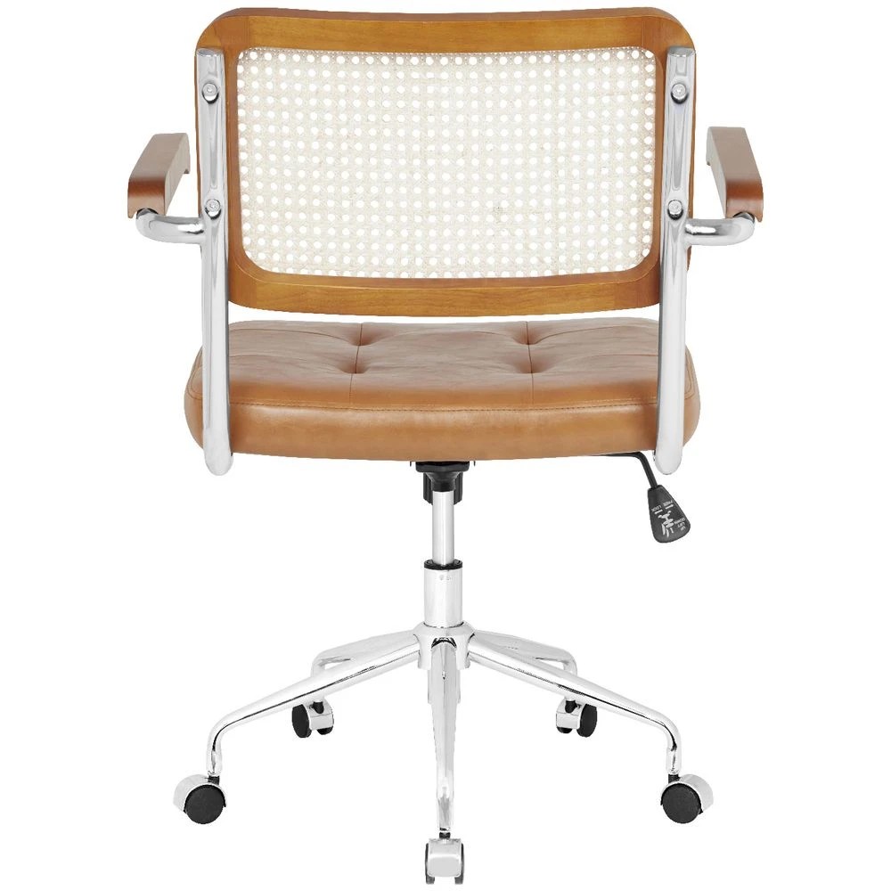 4 Otto Nusa Rattan Chair Tan Ergonomic Chairs and Desk Chairs, 4 of 10