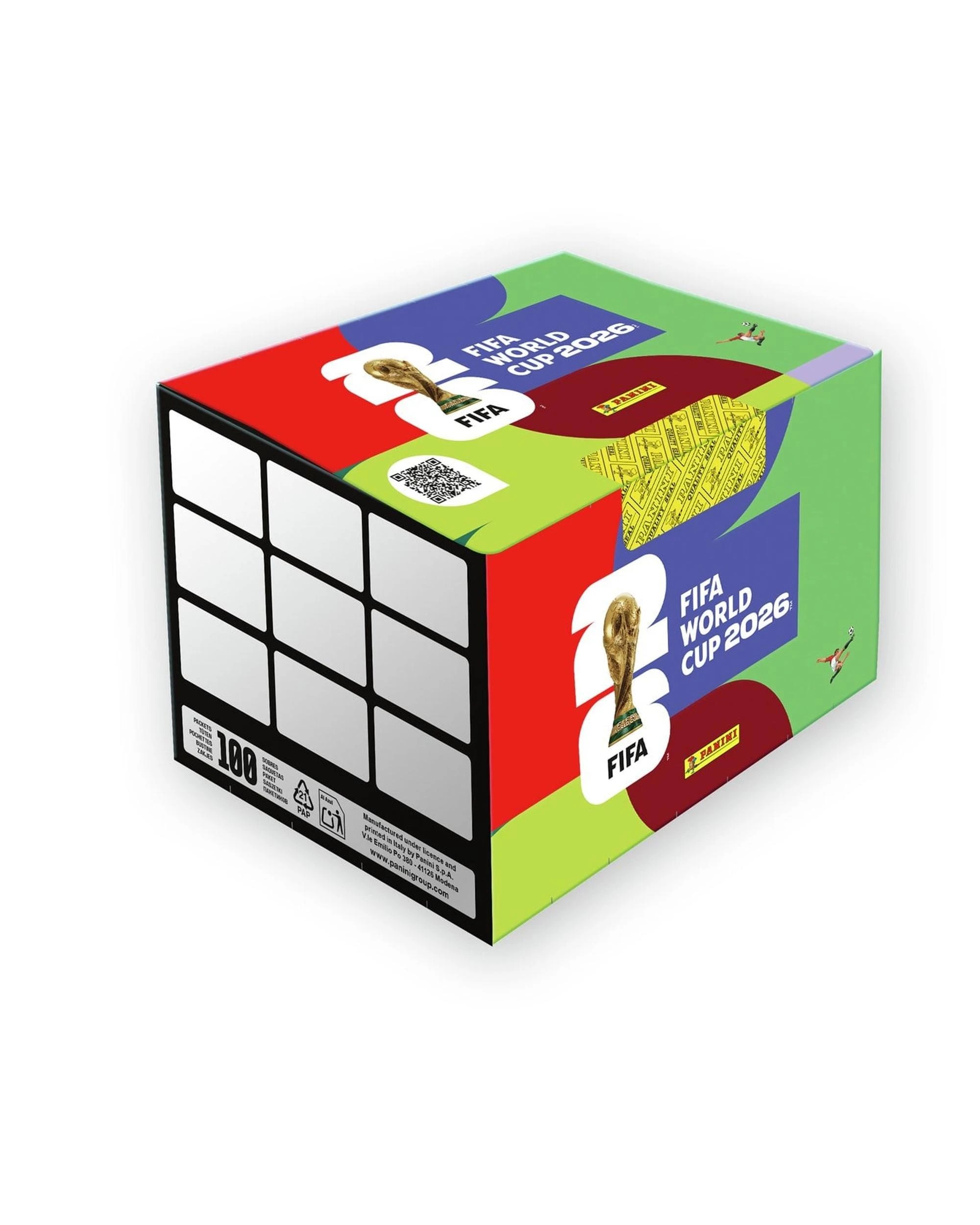 3 Panini FIFA World Cup 2026 Sticker Collection Box - 100 Pack, 3 of 5