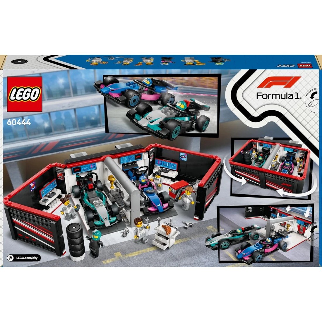 10 LEGO City F1 Garage & Mercedes-AMG & Alpine Cars 60444, 10 of 10