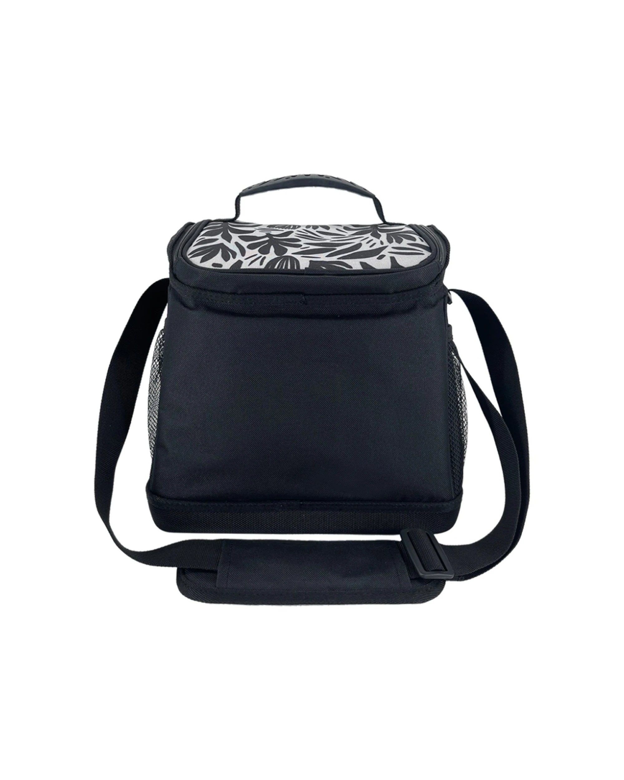 4 Sachi Weekender Insulated Cooler Bag 12L Monochrome Blooms - Pattern, 4 of 4