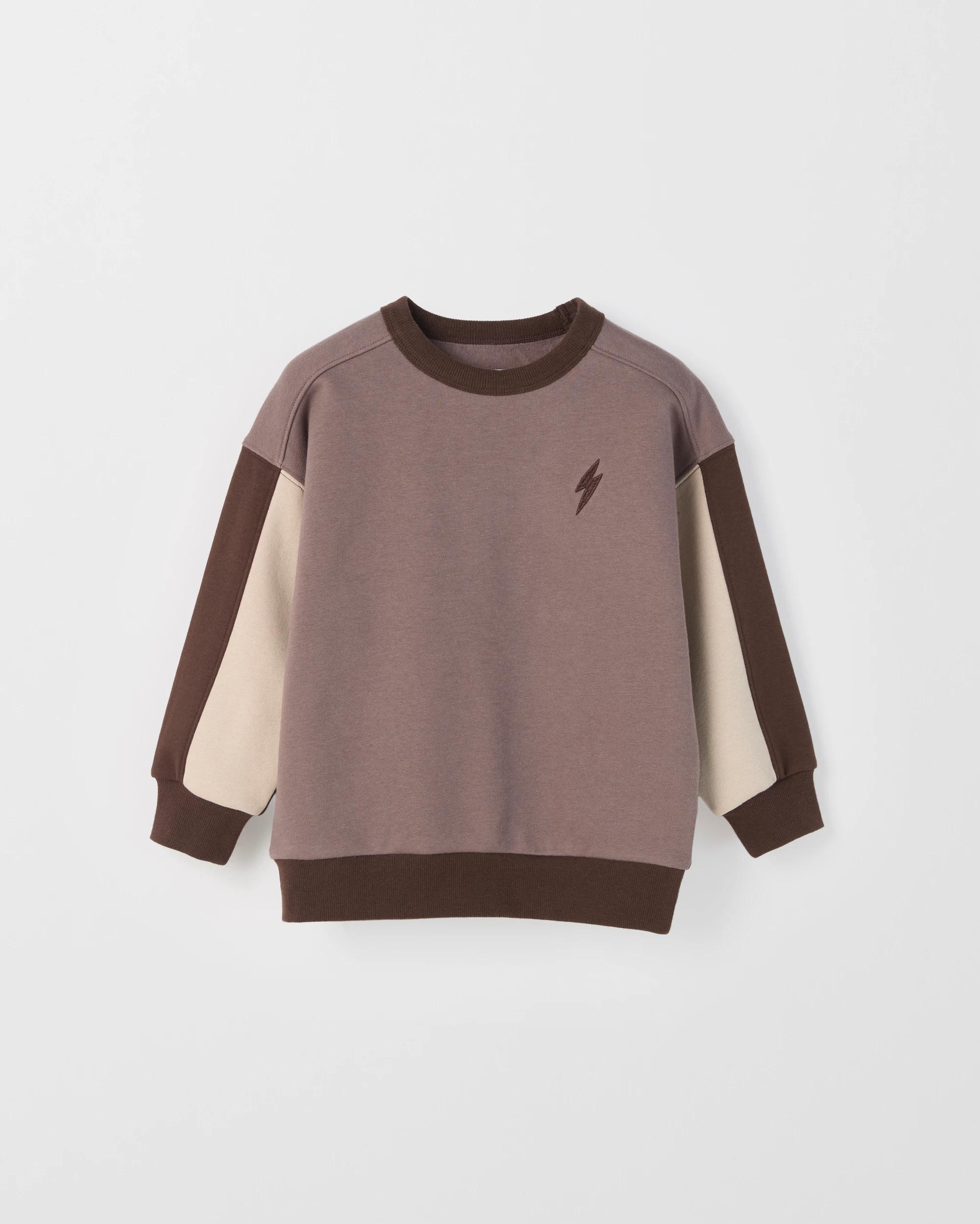 1 Target Kids Australian Cotton Blend Long Sleeve Jumper BROWN, 1 of 1