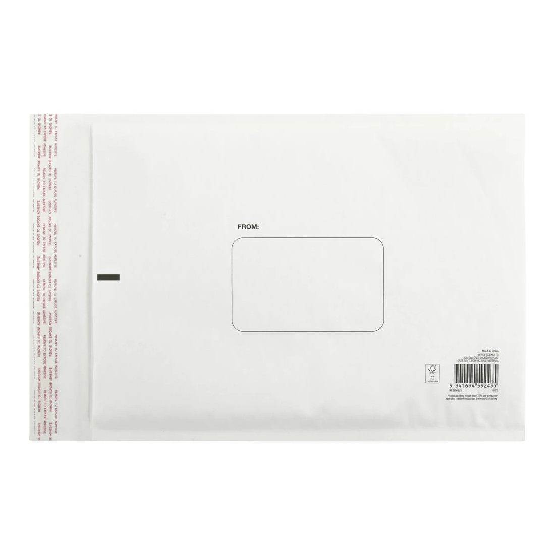 2 PPS Bubble Mailing Bag Size 5 285 x 430mm White, 2 of 2