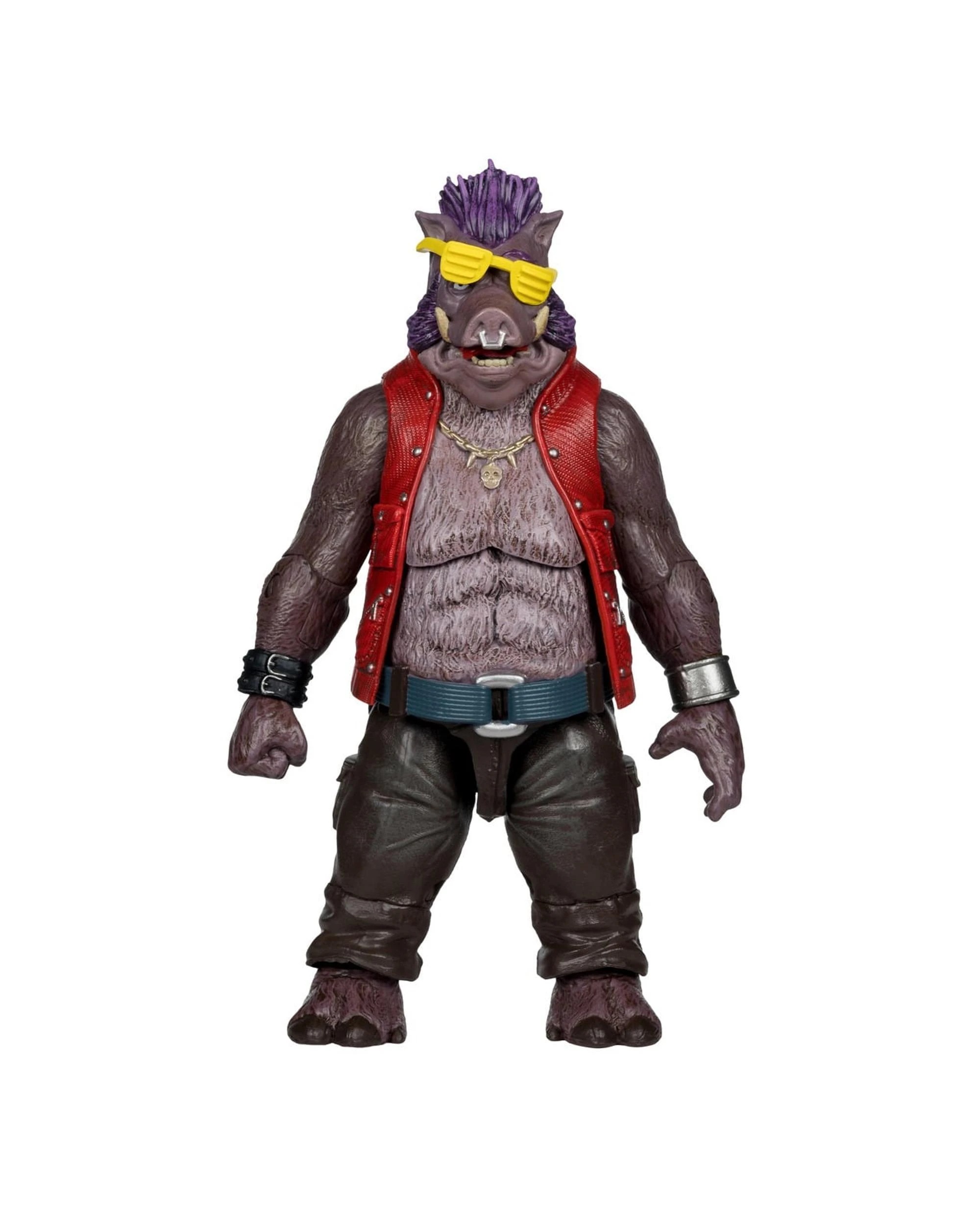 3 McFarlane Page Punchers Teenage Mutant Ninja Turtles Micro-Series Villains Bebop 5 inch Action Figure with Comic, 3 of 6