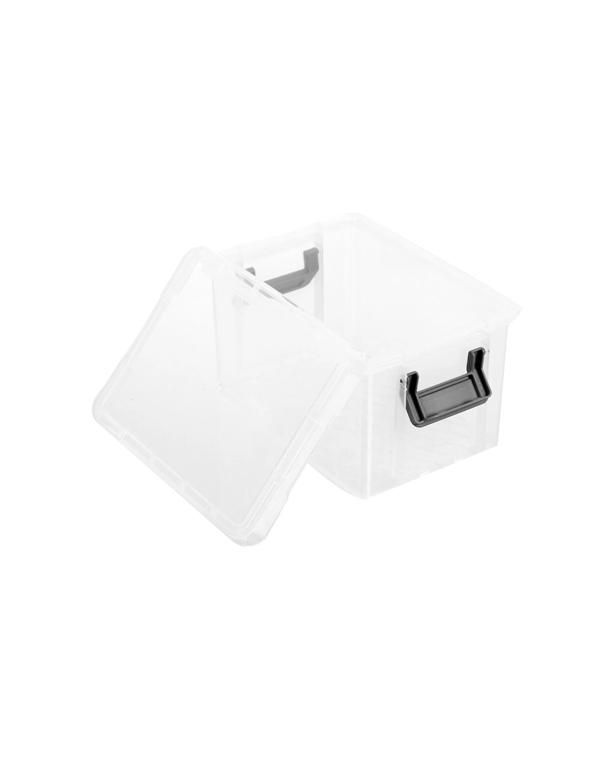 3 Boxsweden Mini Stacker Box 5 Piece Set Stackable Clip Lock Lid Various Sizes
 - plain, 3 of 4