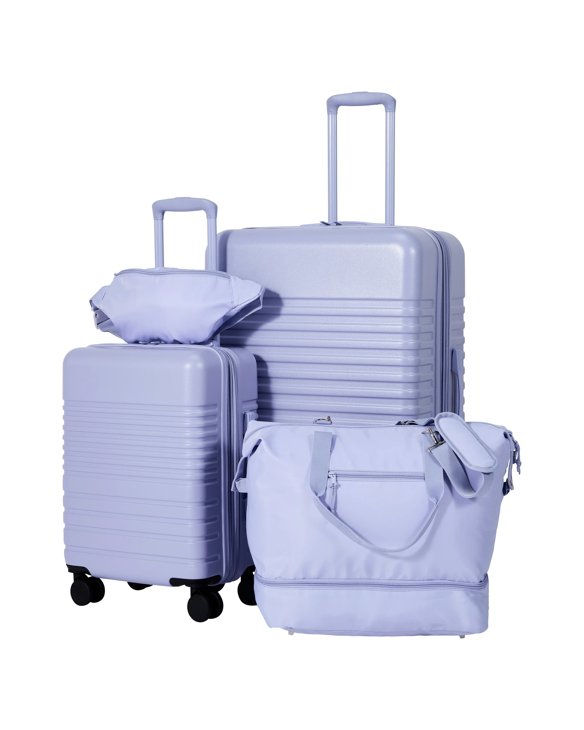 1 4 Piece Luggage Set - Lilac, 1 of 10