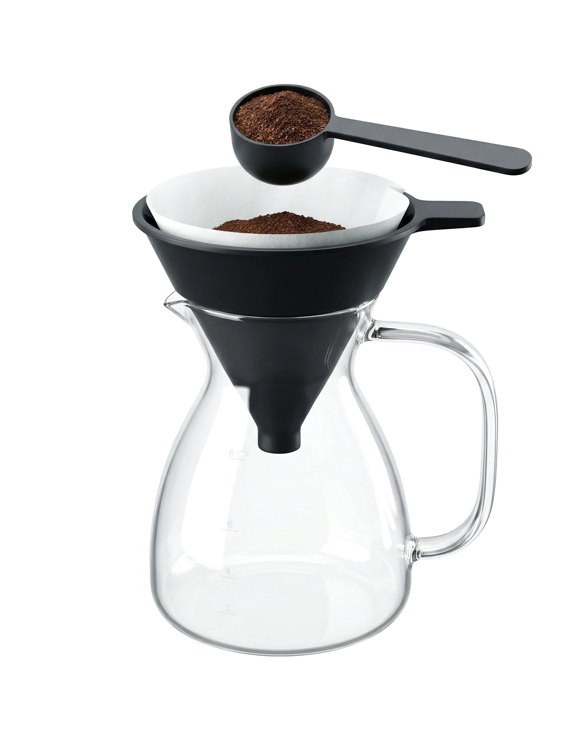 6 Advwin 8 Cup Drip Coffee Maker - Black, 6 of 7