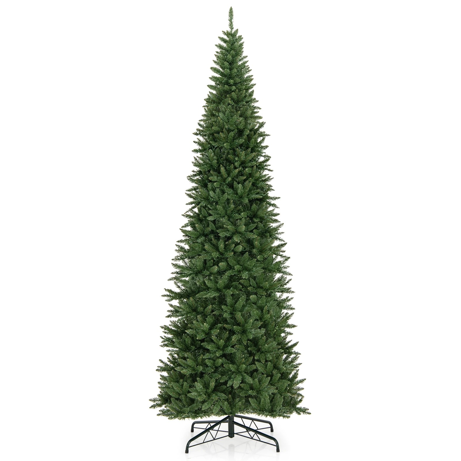 6 Costway 3.6M Artificial Christmas Tree w/800 LEDs Hinged Xmas Decoration Tree, 6 of 6