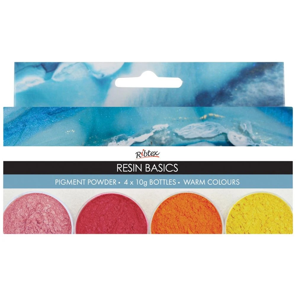 1 UV Resin Pigment Powder 10g 4 Pack Warm Mix, 1 of 2