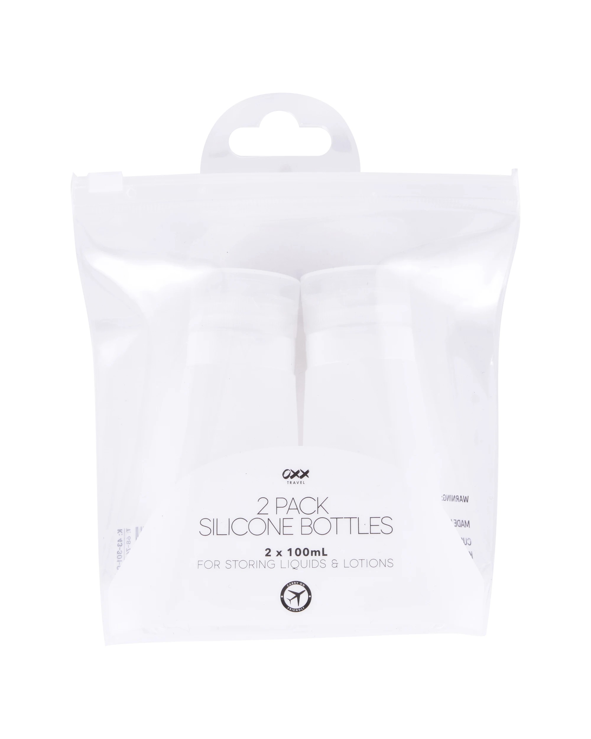 1 2 Pack Travel Solutions Silicone Bottles, 1 of 9